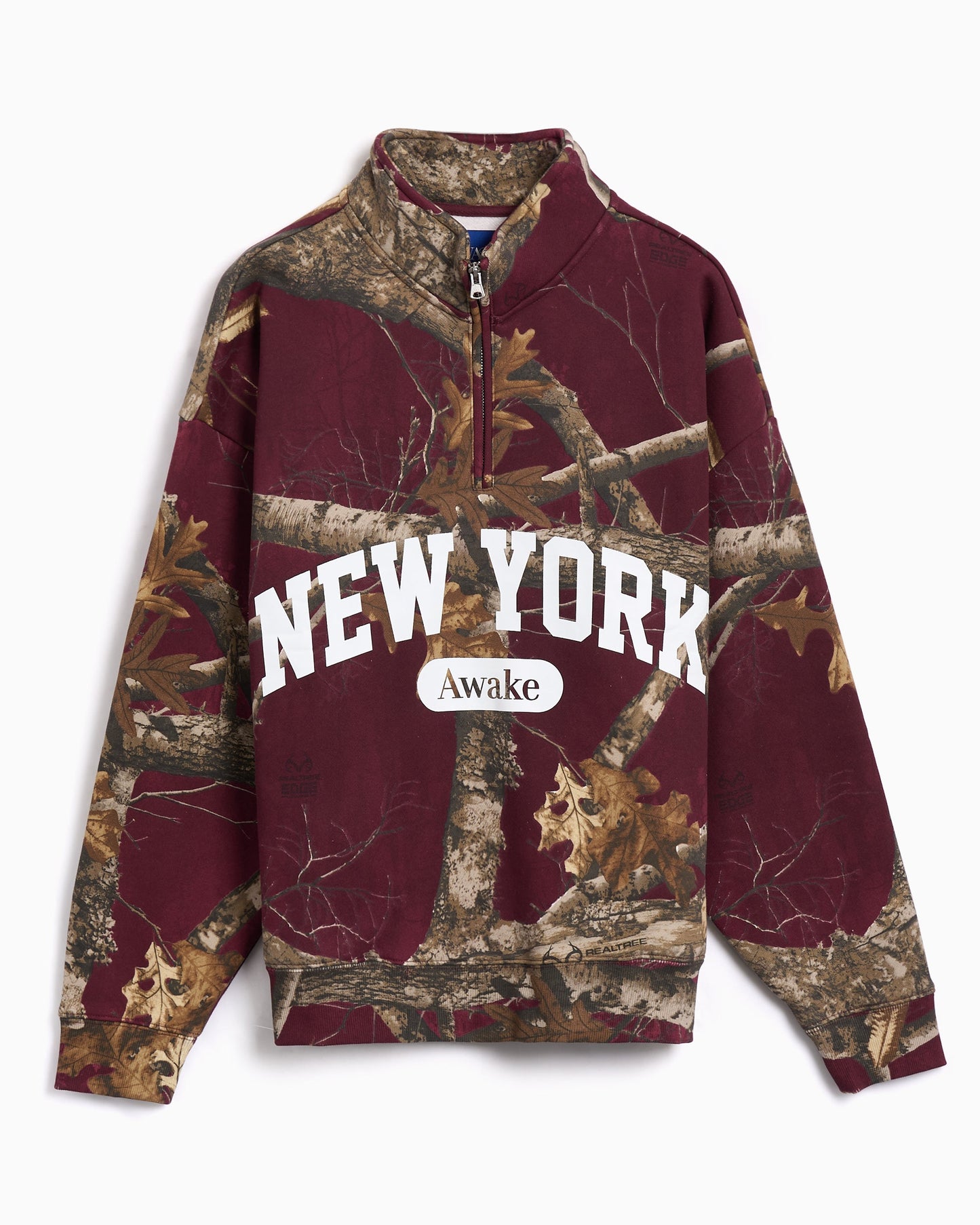 Sudadera Half Zip con gráfico Awake NY Arch para hombre