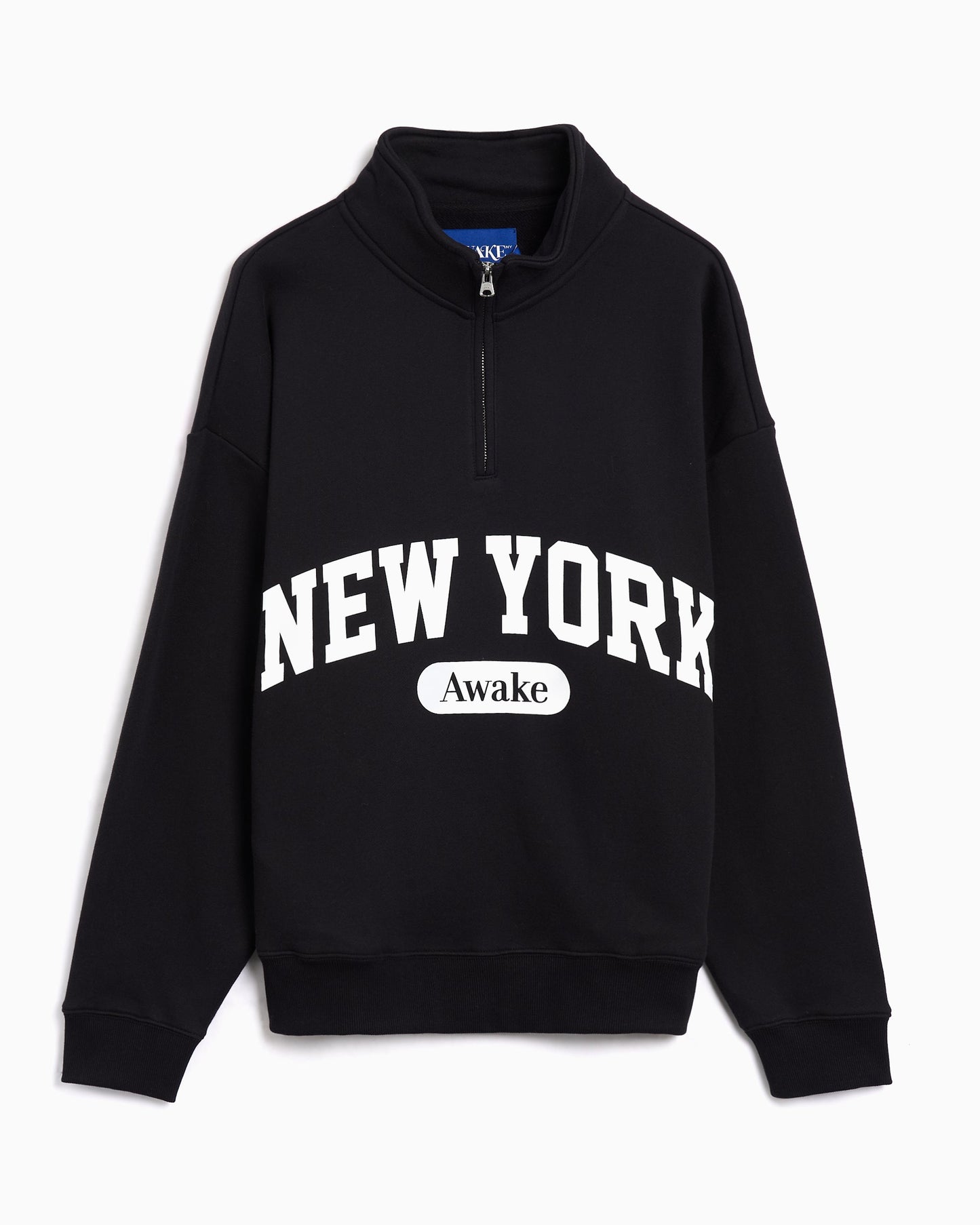 Sudadera Half Zip con logo Awake NY Arch para hombre