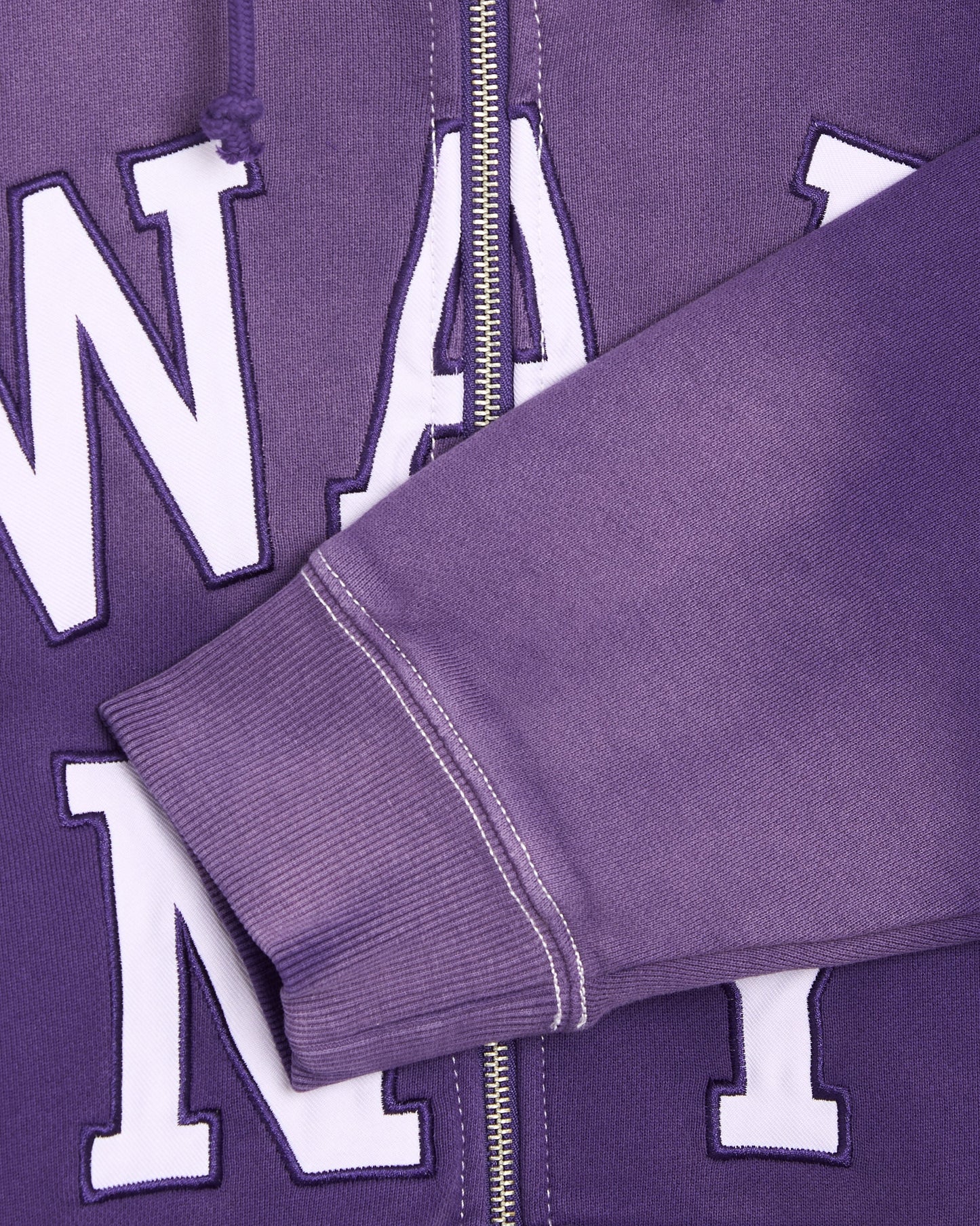 Sudadera con cremallera con logo Relaxed Awake NY Collegiate para hombre