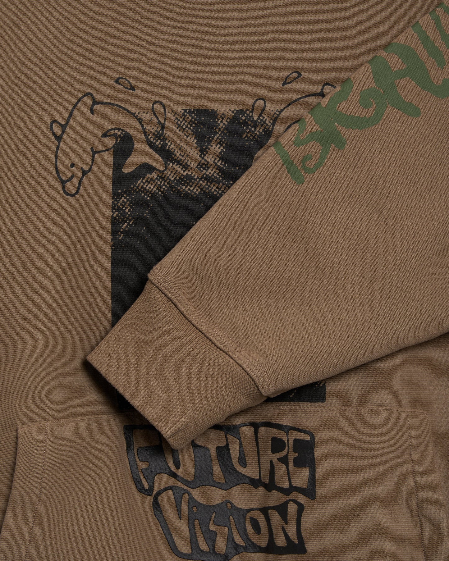 Sudadera con capucha con gráfico Brain Dead Future Vision para hombre