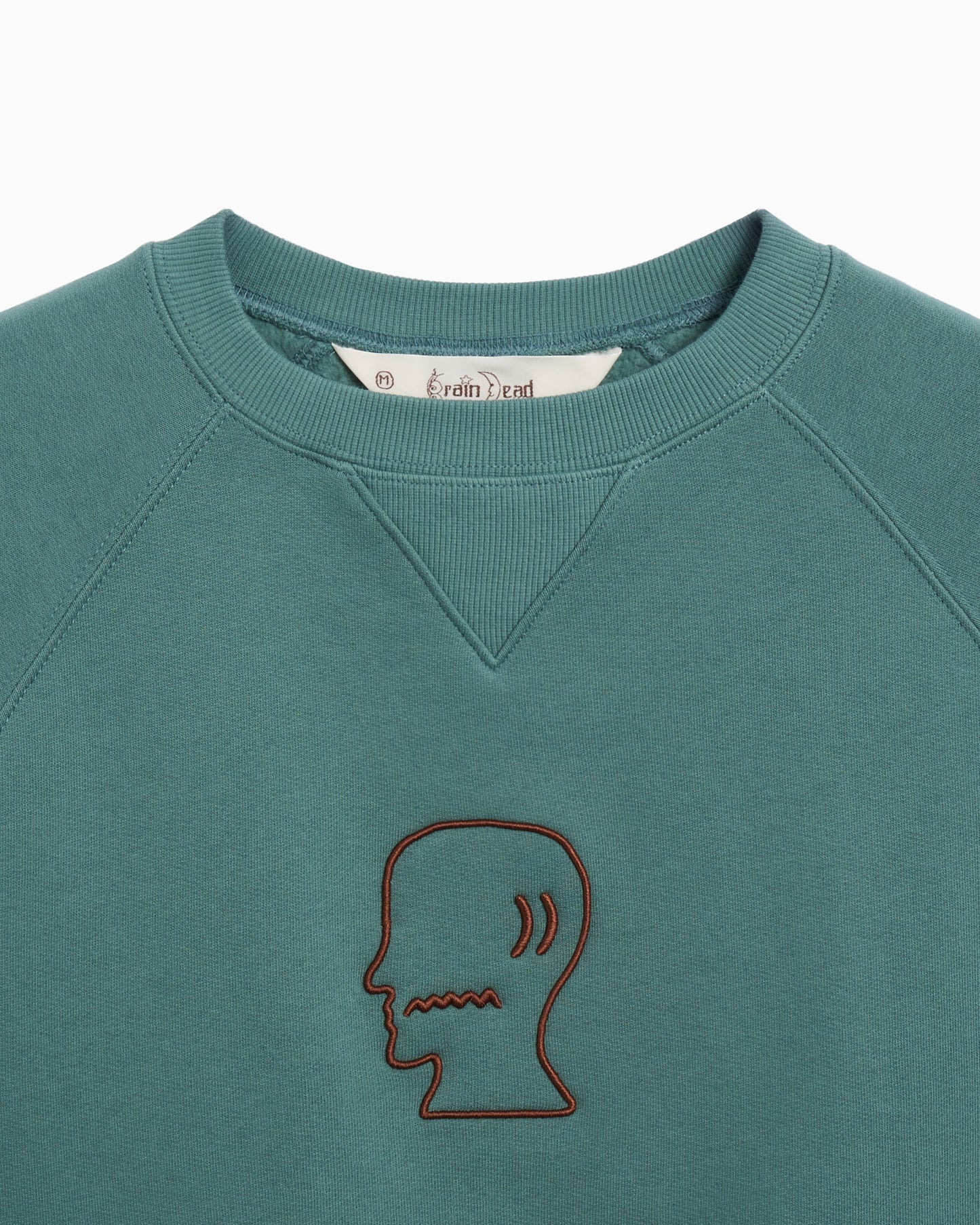 Sudadera con logo Brain Dead Head Raglan para hombre