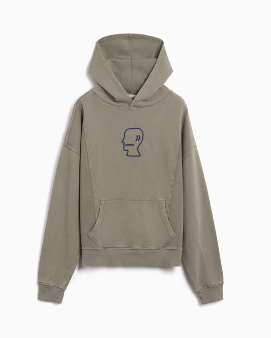 Sudadera con capucha con logo Crop Brain Dead Mendoza para hombre