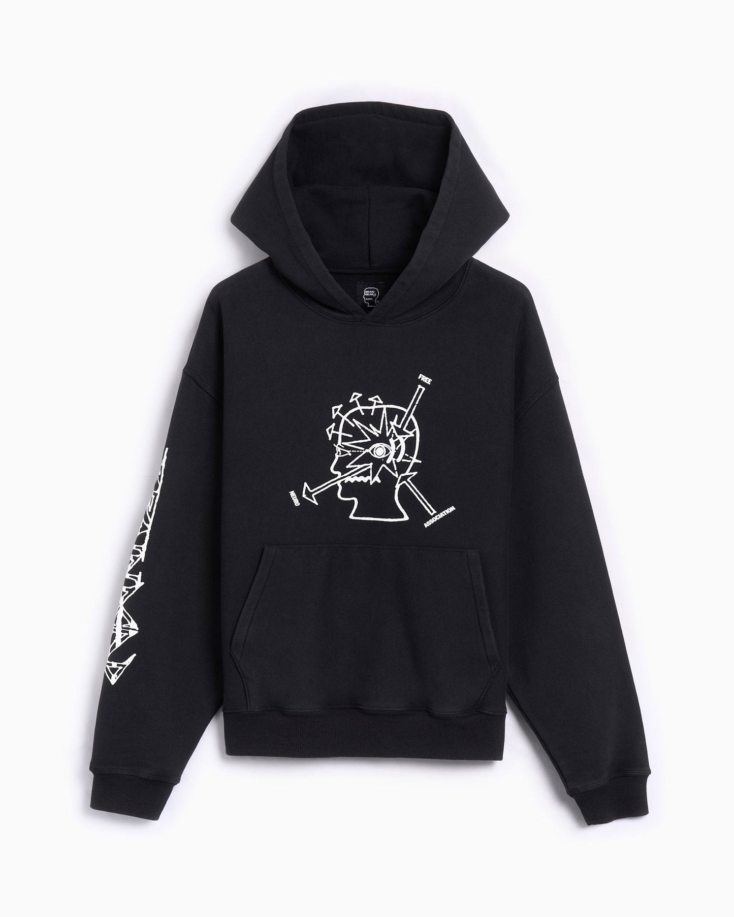 Sudadera con capucha con gráfico Brain Dead Neuro Free Association para hombre