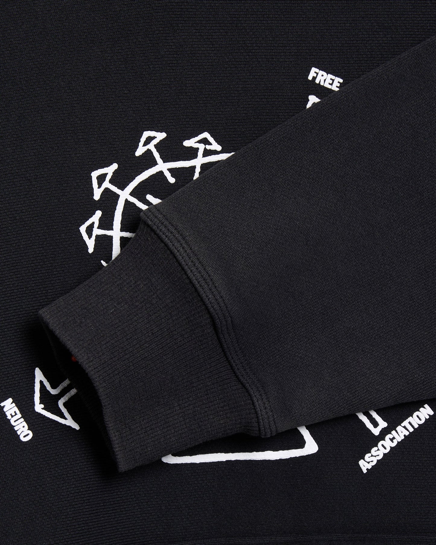 Sudadera con capucha con gráfico Brain Dead Neuro Free Association para hombre