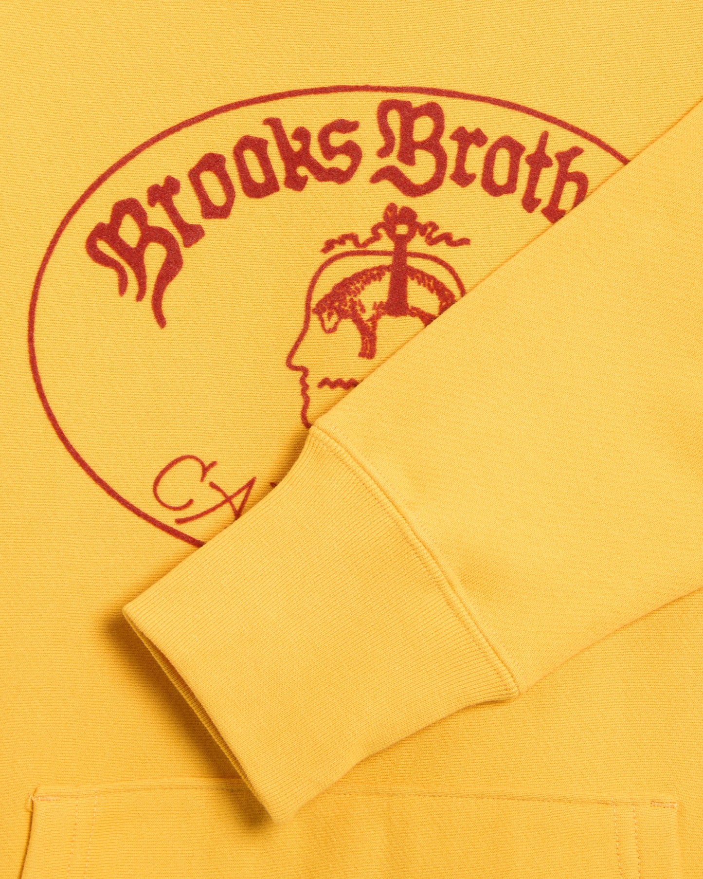 Sudadera con capucha con logo Brain Dead x Brooks Brothers para hombre