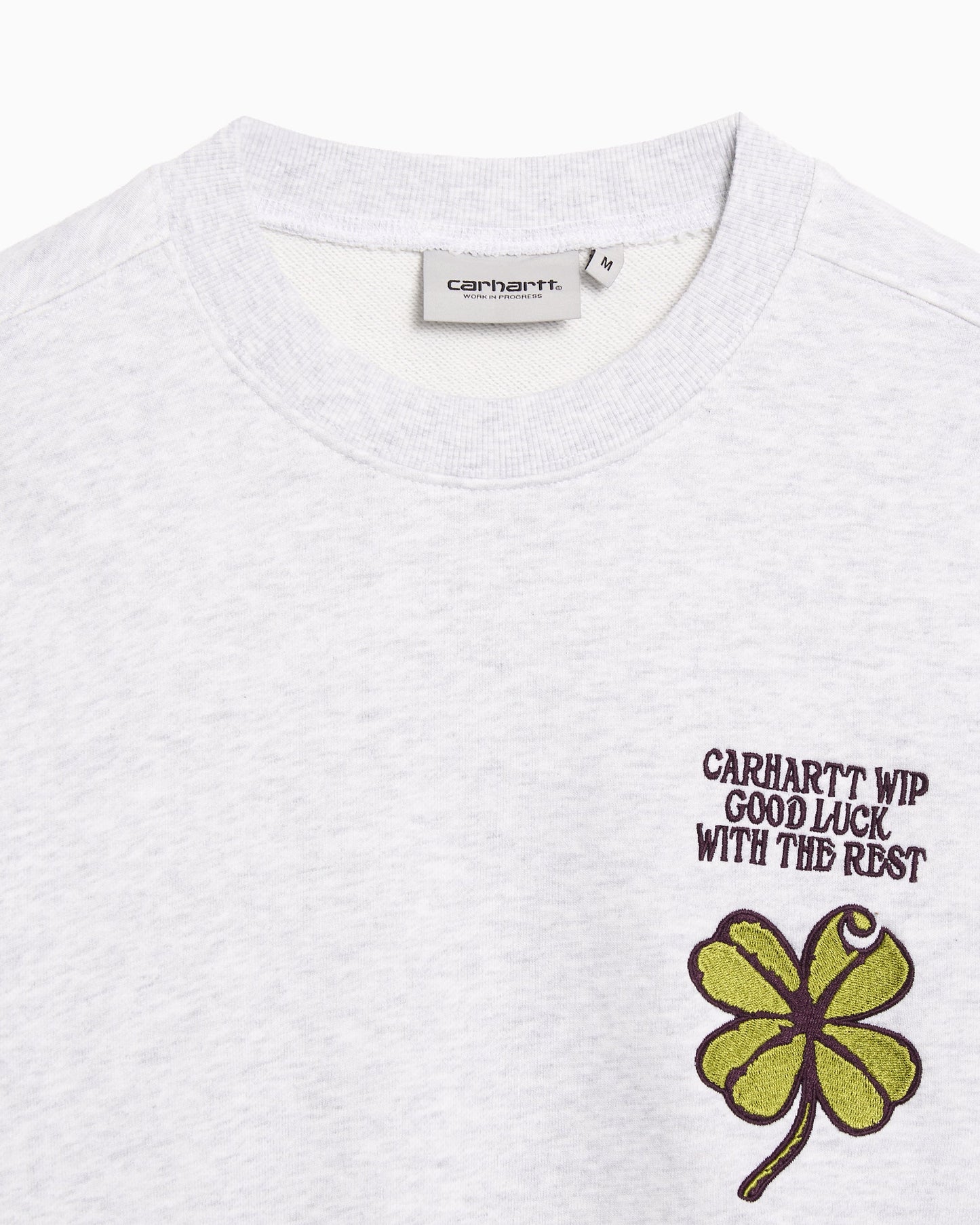 Sudadera bordado Relaxed Carhartt WIP Clover "Good Luck With The Rest" Unisex