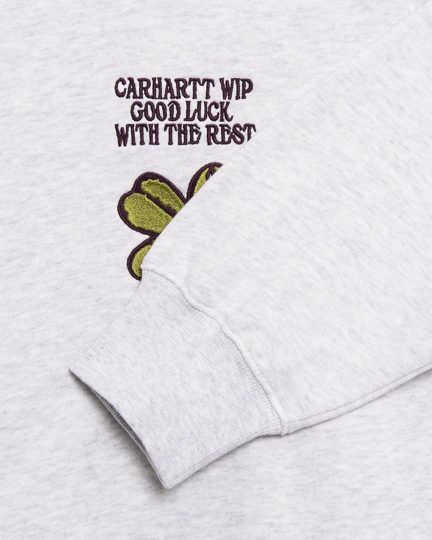 Sudadera bordado Relaxed Carhartt WIP Clover "Good Luck With The Rest" Unisex