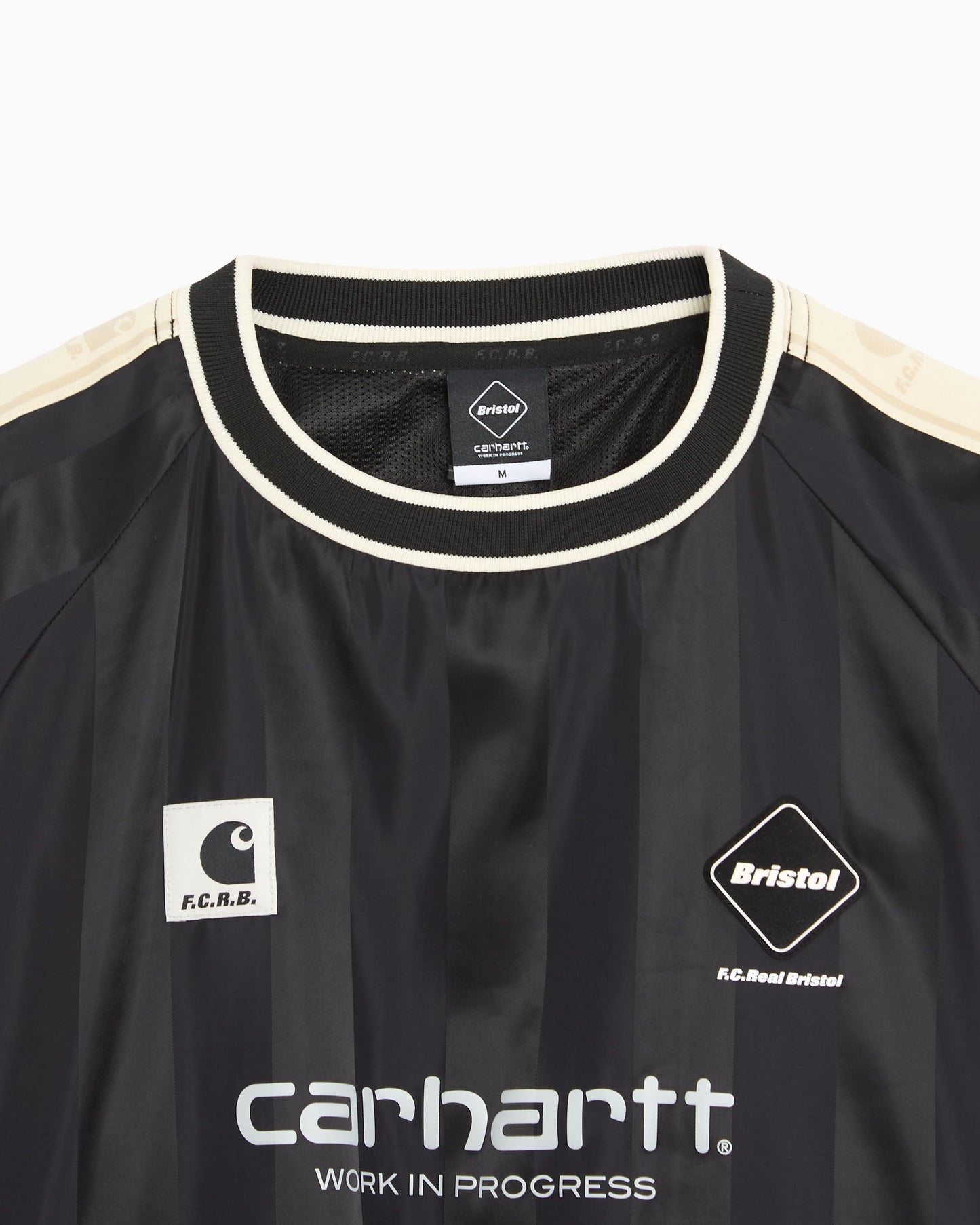 Sudadera de rayas Carhartt WIP x F.C. Real Bristol Warm Up Unisex