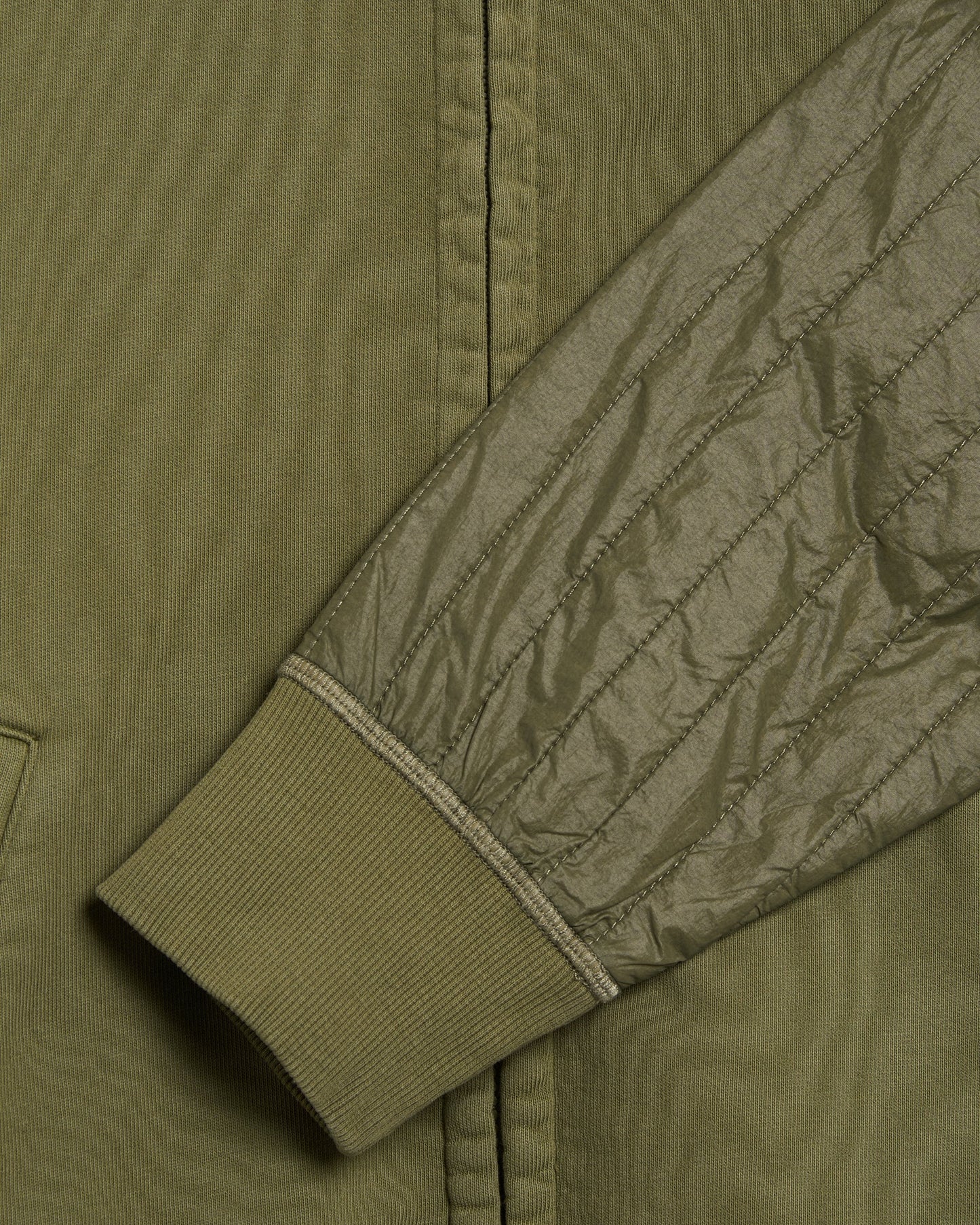 Sudadera con cremallera CP Company Diagonal Raised Fleece para hombre
