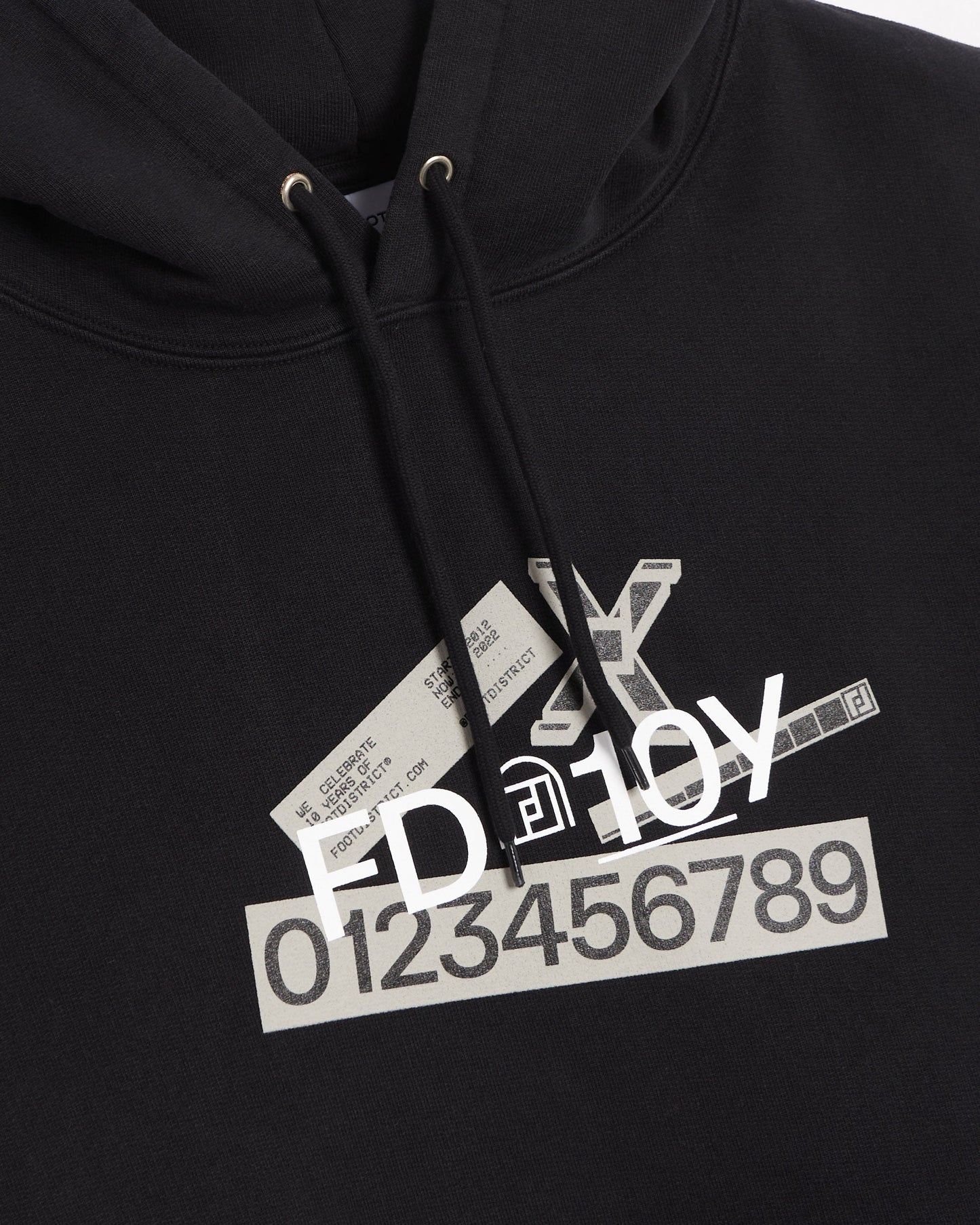 Sudadera con capucha FOOTDISTRICT 10th Anniversary FD10Y Unisex Hoodie Unisex