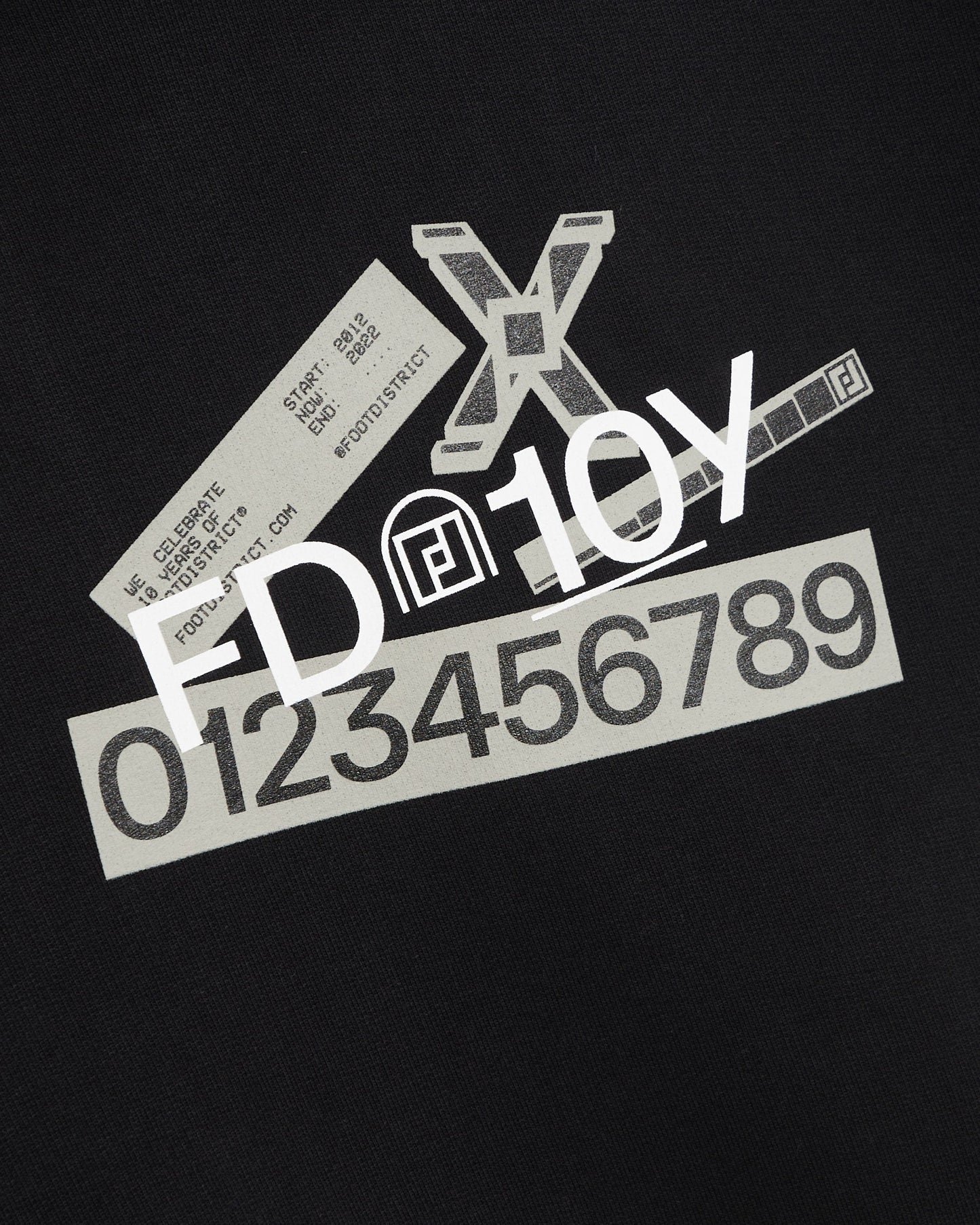 Sudadera con capucha FOOTDISTRICT 10th Anniversary FD10Y Unisex Hoodie Unisex