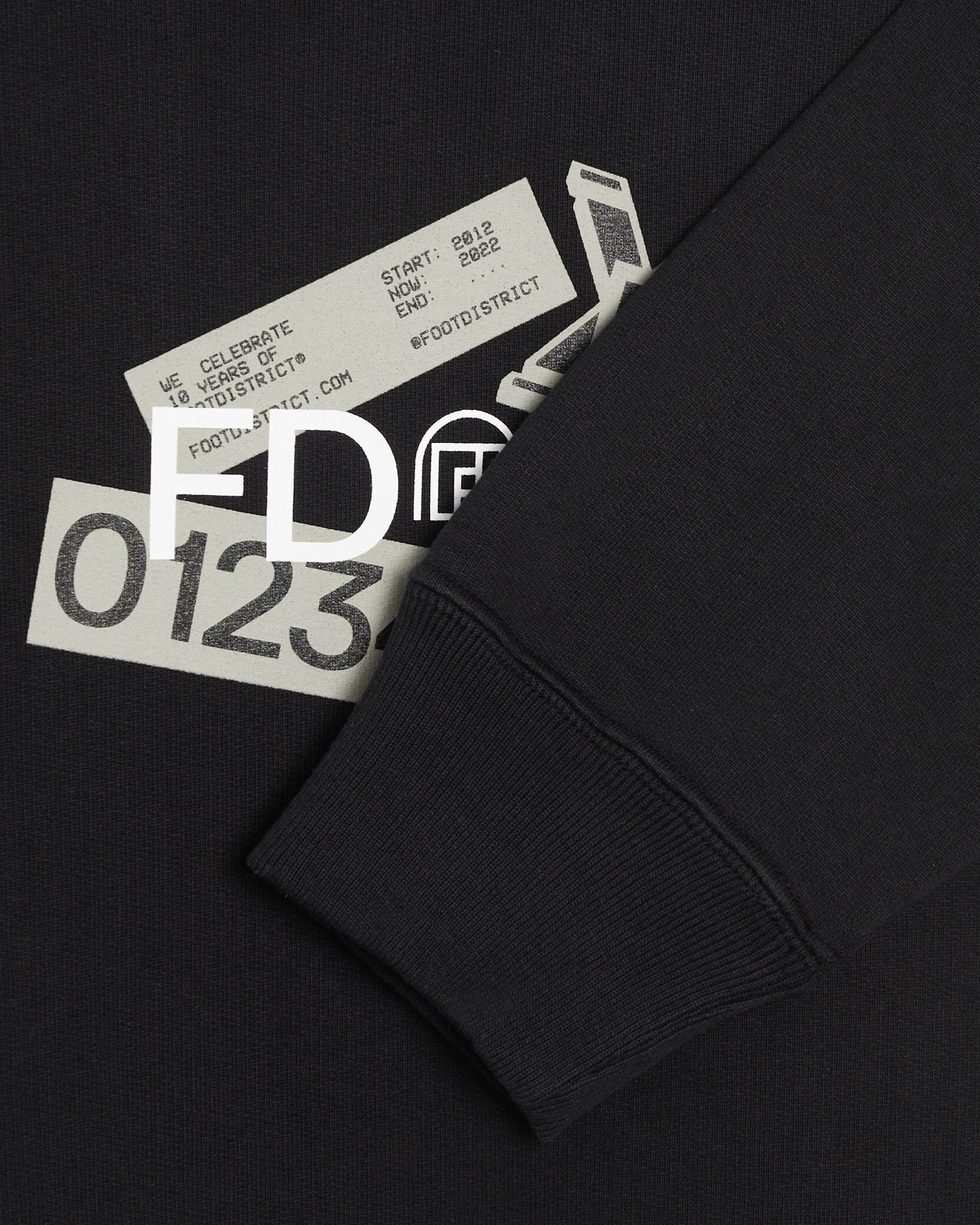 Sudadera con capucha FOOTDISTRICT 10th Anniversary FD10Y Unisex Hoodie Unisex