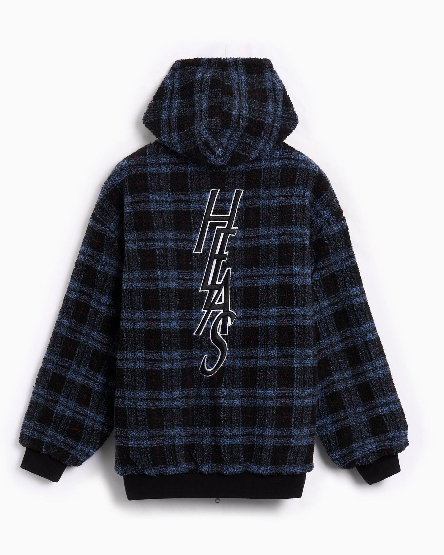 Sudadera con cremallera de cuadros Relaxed Hélas. Ocaro para hombre