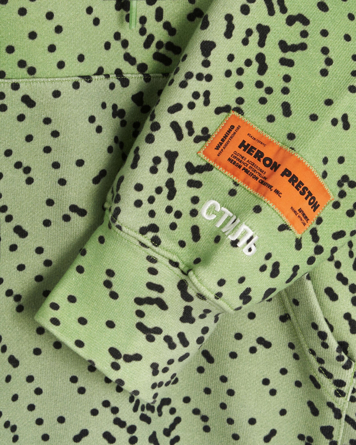Sudadera con capucha Heron Preston Dots H.Trading Men's Hoodie para hombre