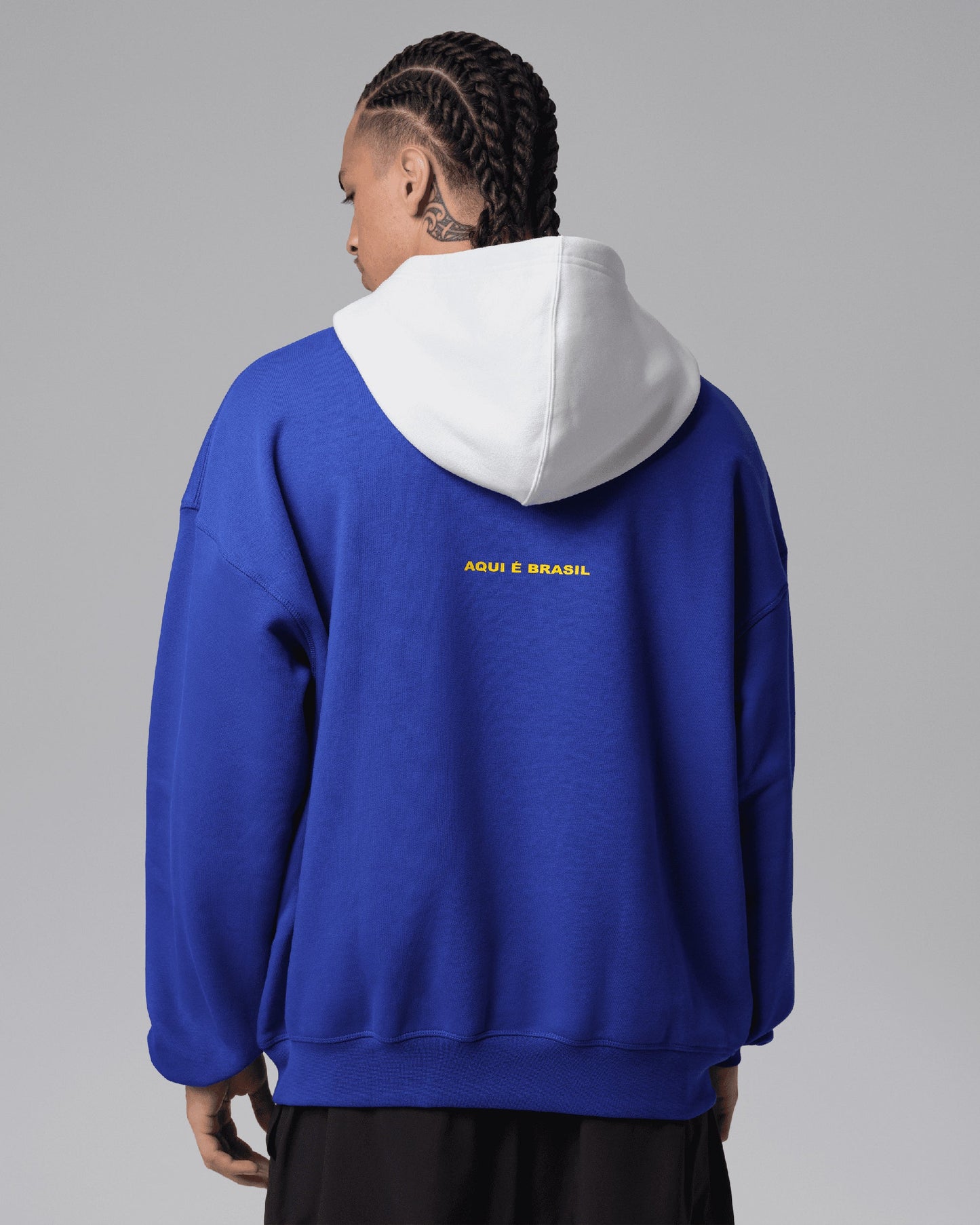 Sudadera con capucha con logo Oversize Jordan Brooklyn Brasil para hombre