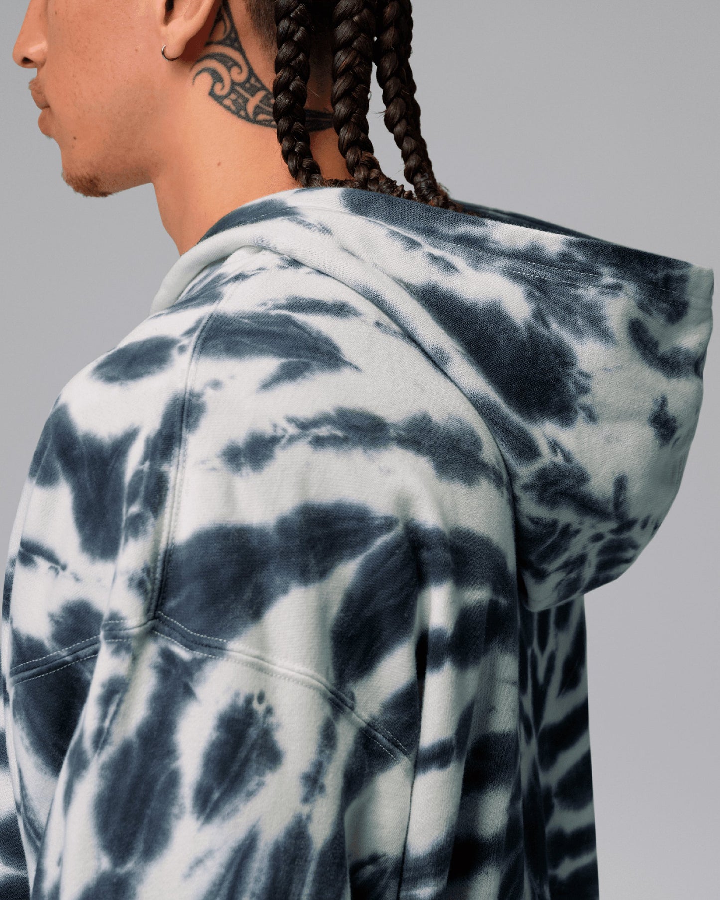 Sudadera con capucha Tie-Dye Relaxed Jordan Brooklyn Festival para hombre