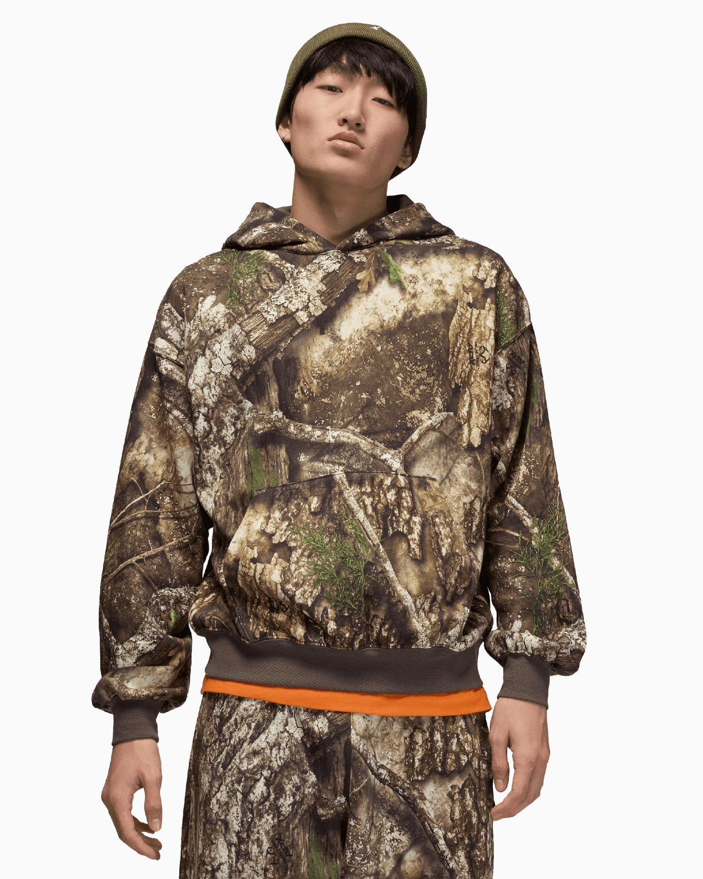 Sudadera con capucha camuflaje Relaxed Jordan Brooklyn Realtree para hombre