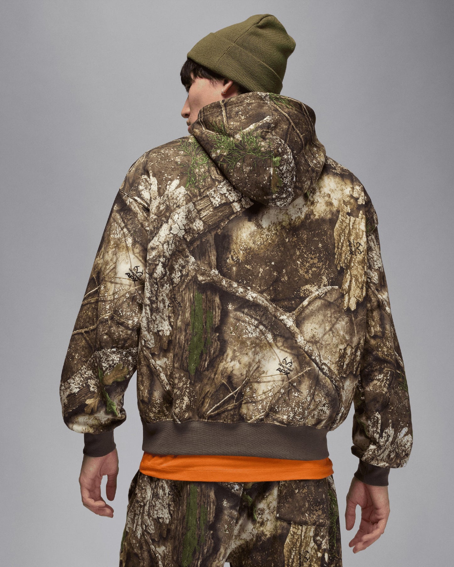Sudadera con capucha camuflaje Relaxed Jordan Brooklyn Realtree para hombre