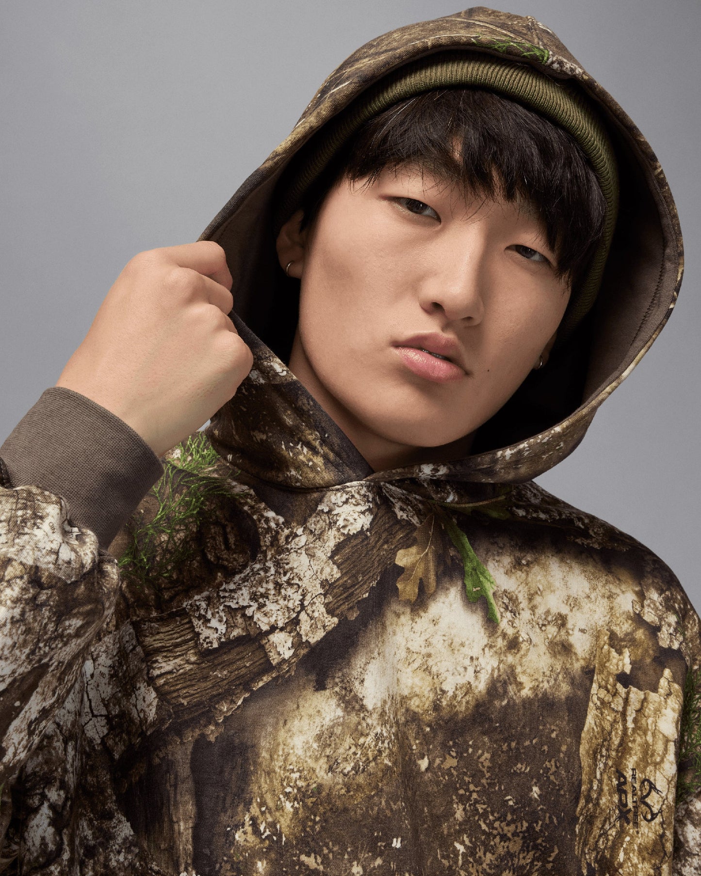 Sudadera con capucha camuflaje Relaxed Jordan Brooklyn Realtree para hombre