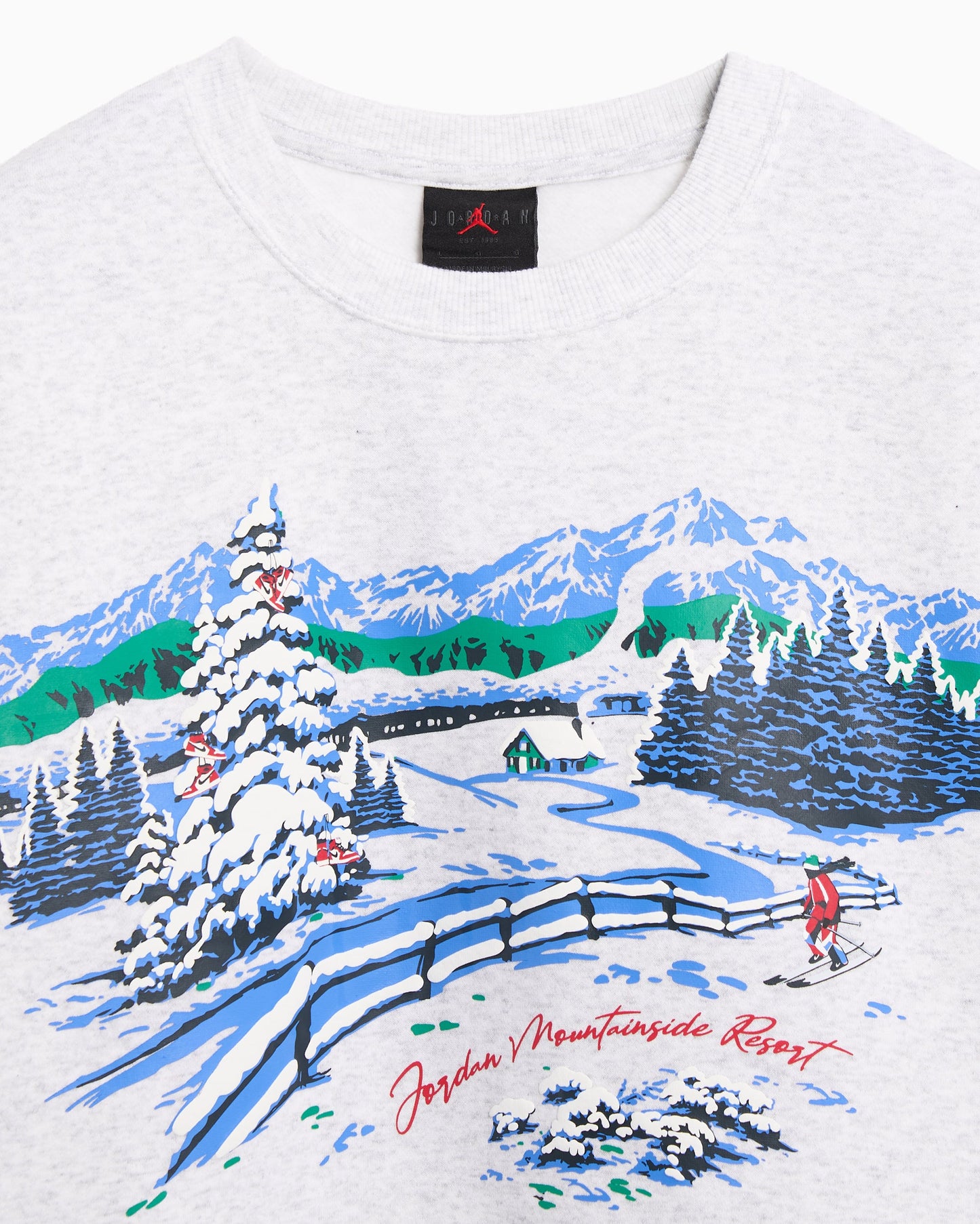 Sudadera con gráfico Relaxed Jordan Brooklyn Winter Wonderland para mujer