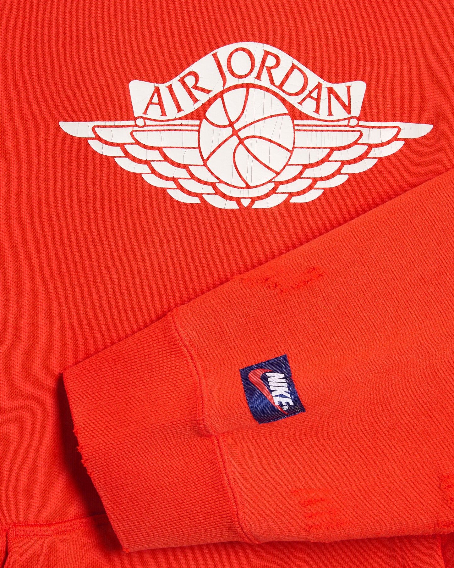Sudadera con capucha con logo Oversize Jordan Rare Air Fleece "Chile Red" para hombre