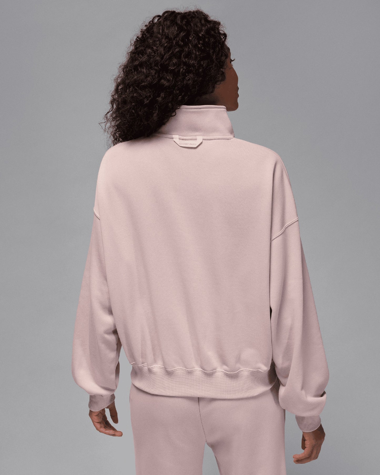 Sudadera Half Zip con logo Jordan x PSG Fleece para mujer