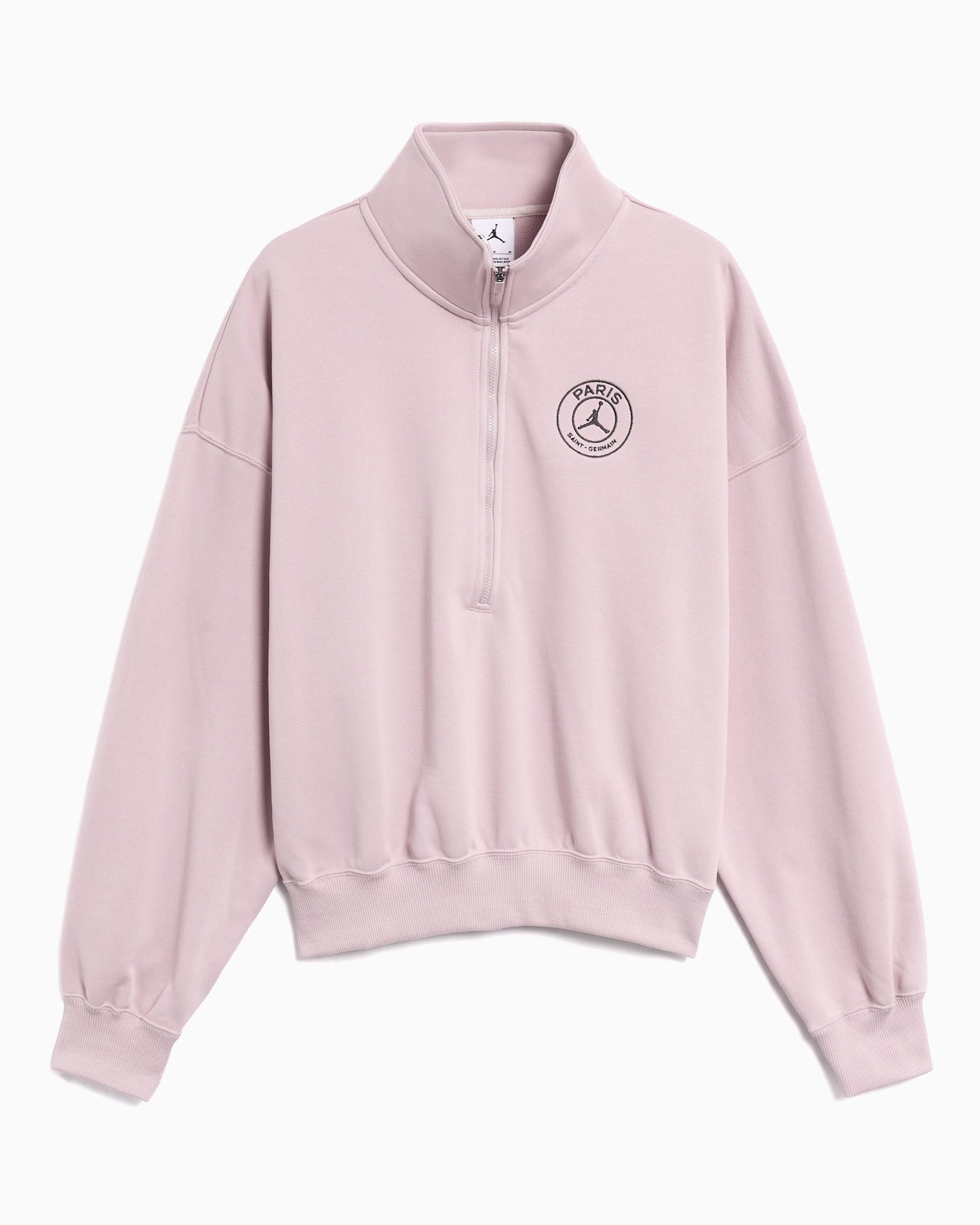 Sudadera Half Zip con logo Jordan x PSG Fleece para mujer