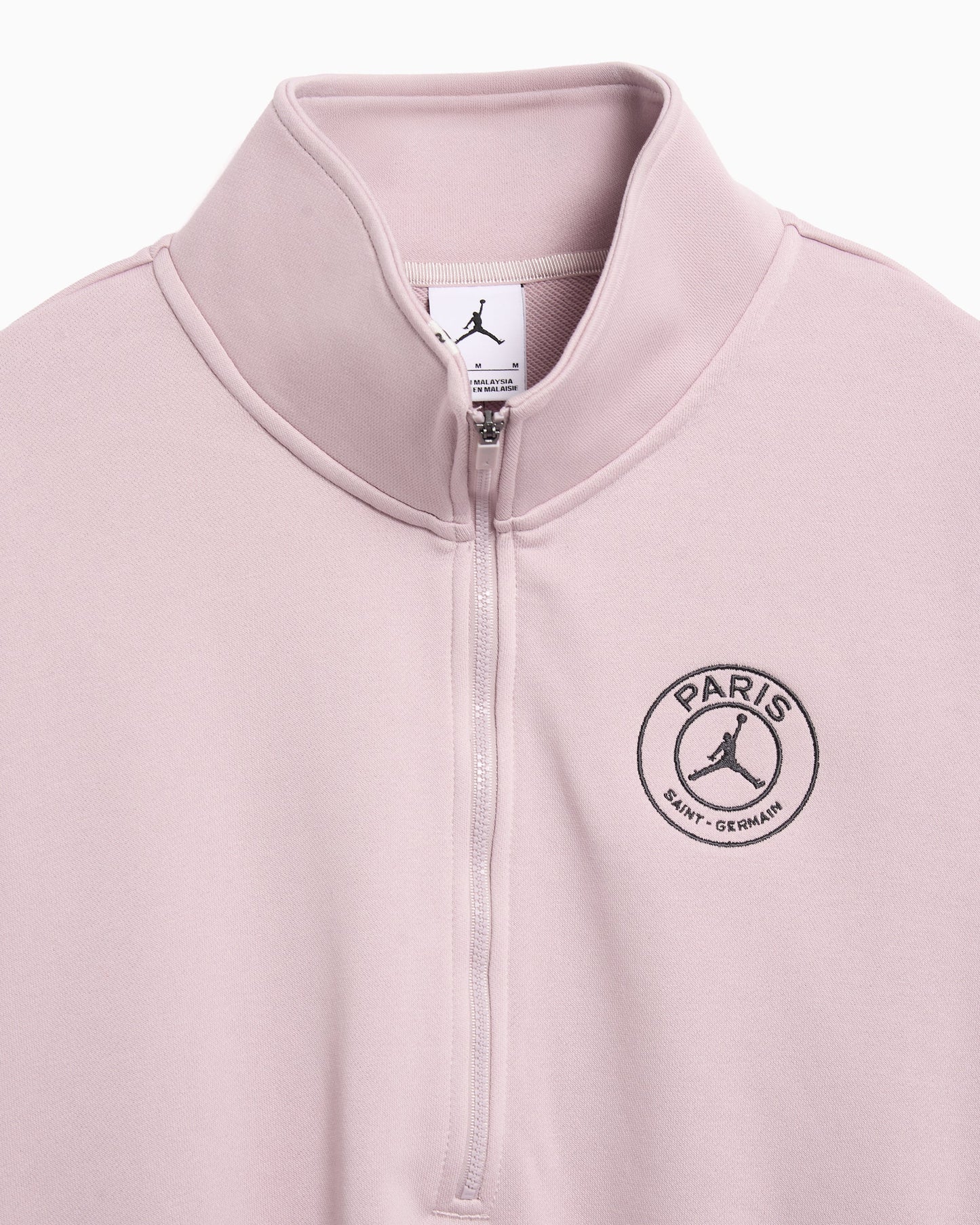 Sudadera Half Zip con logo Jordan x PSG Fleece para mujer