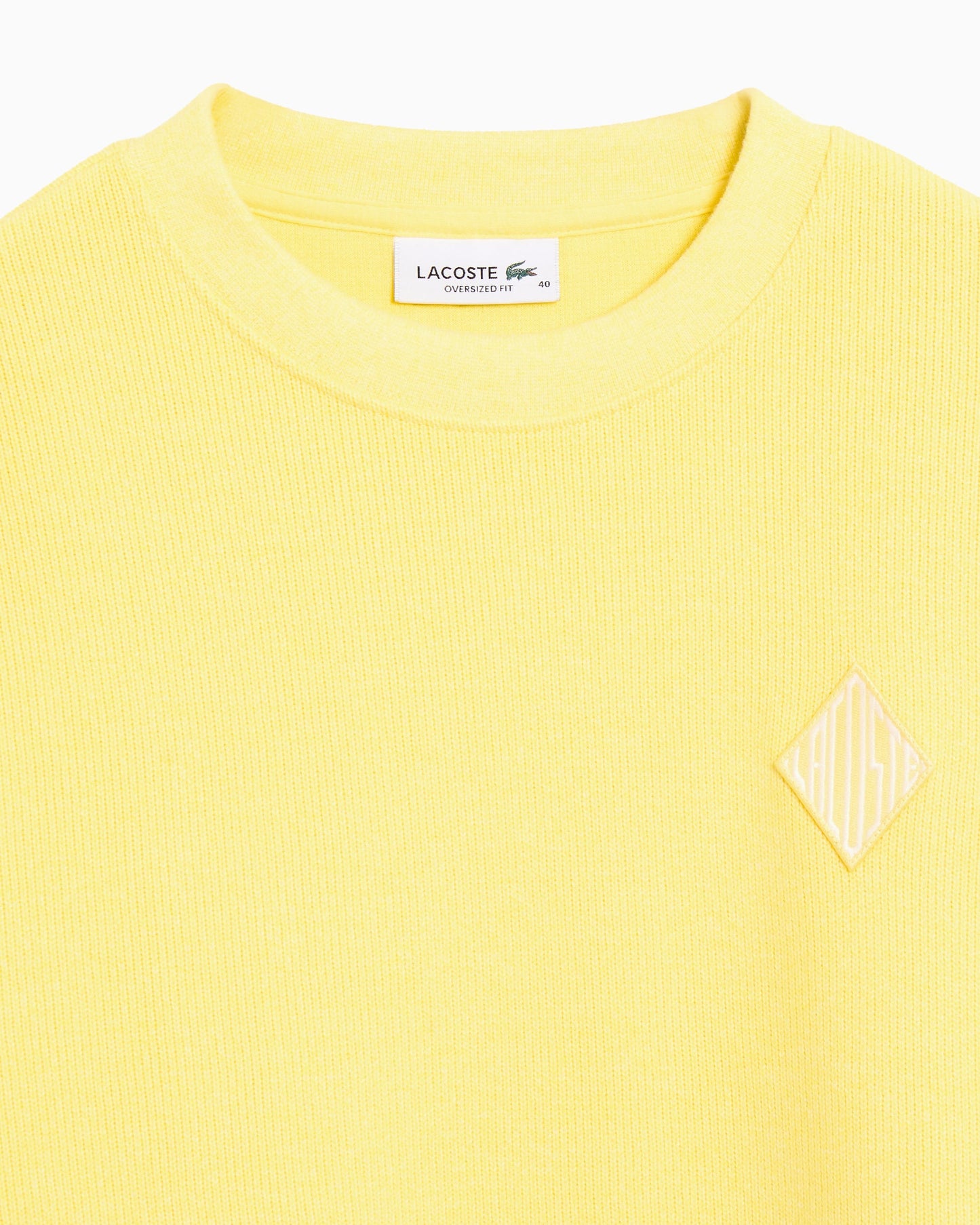 Sudadera con logo Oversize Lacoste Retro para mujer