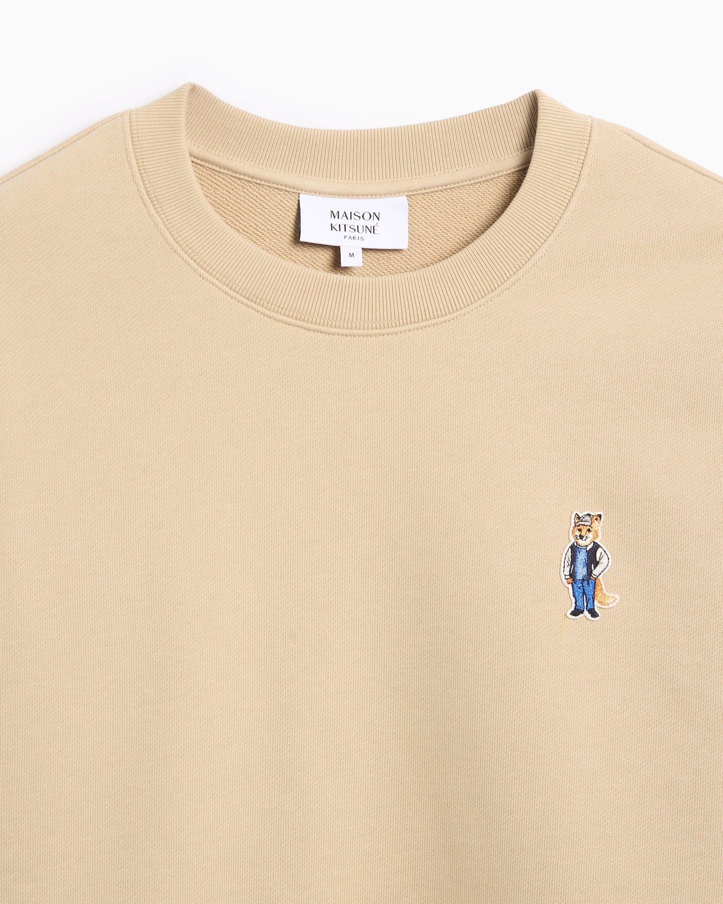 Sudadera con logo Relaxed Maison Kitsuné Dressed Fox para hombre