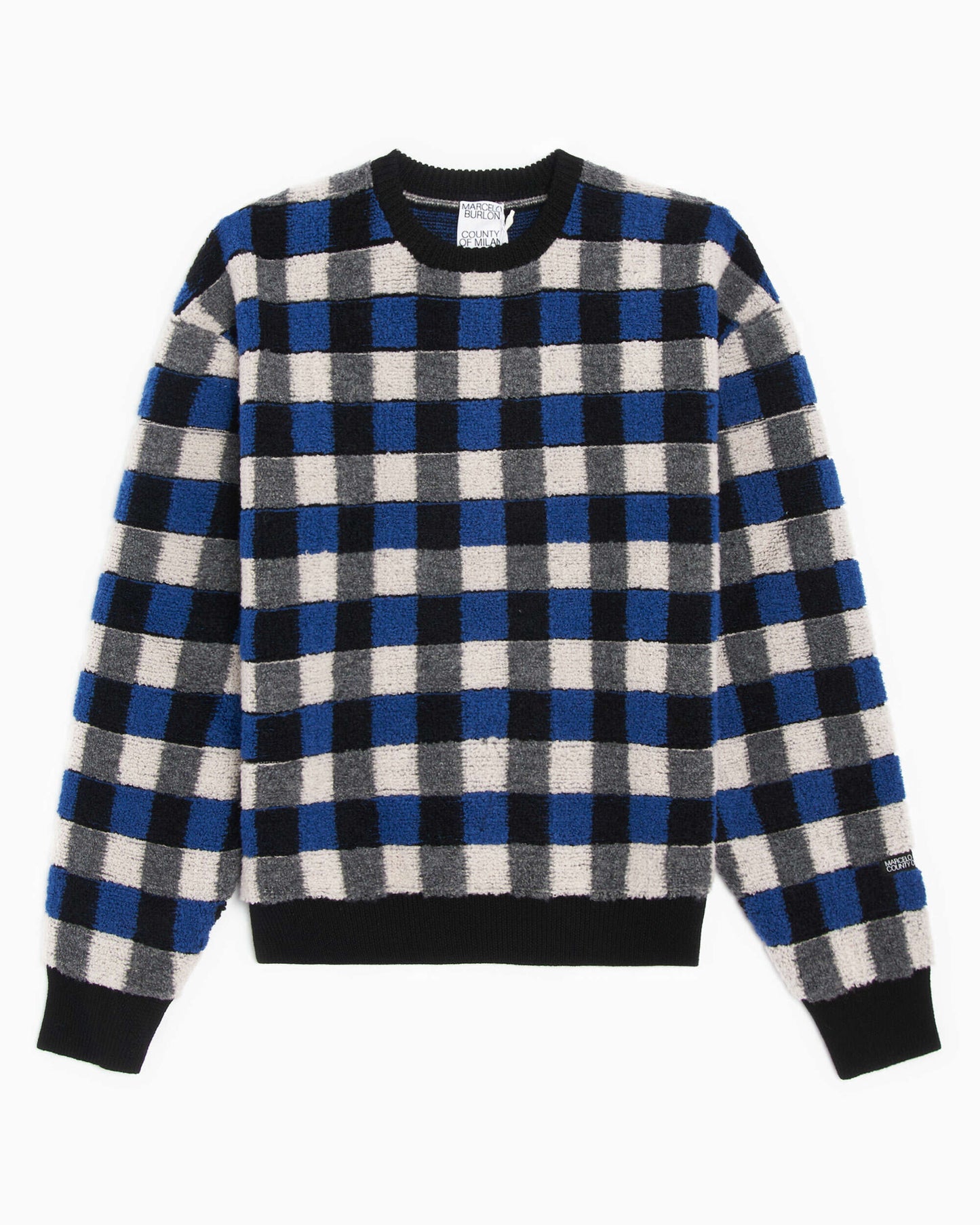 Sudadera Marcelo Burlon Checkerboard Kinit Basic Men's Sweatshirt para hombre