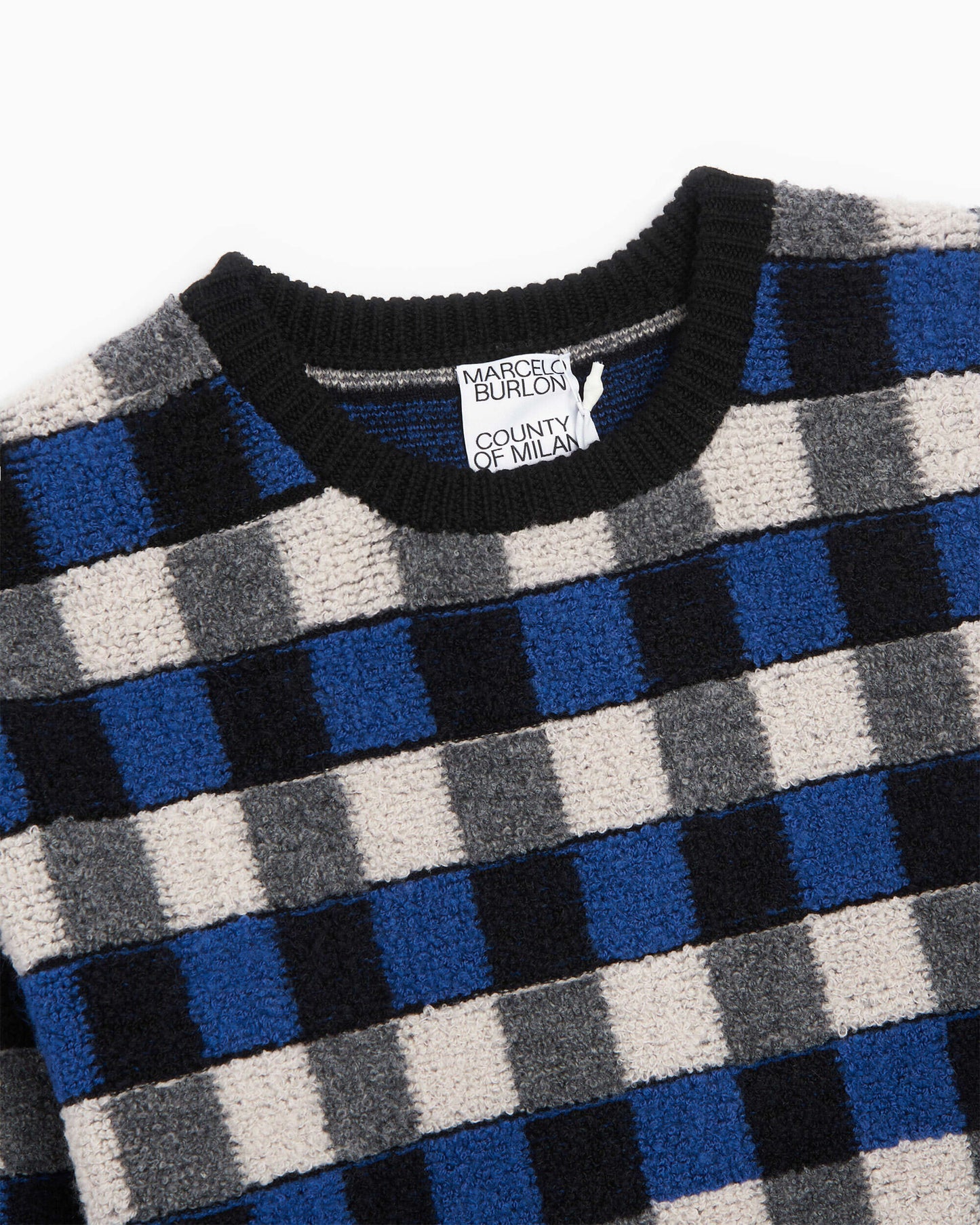 Sudadera Marcelo Burlon Checkerboard Kinit Basic Men's Sweatshirt para hombre