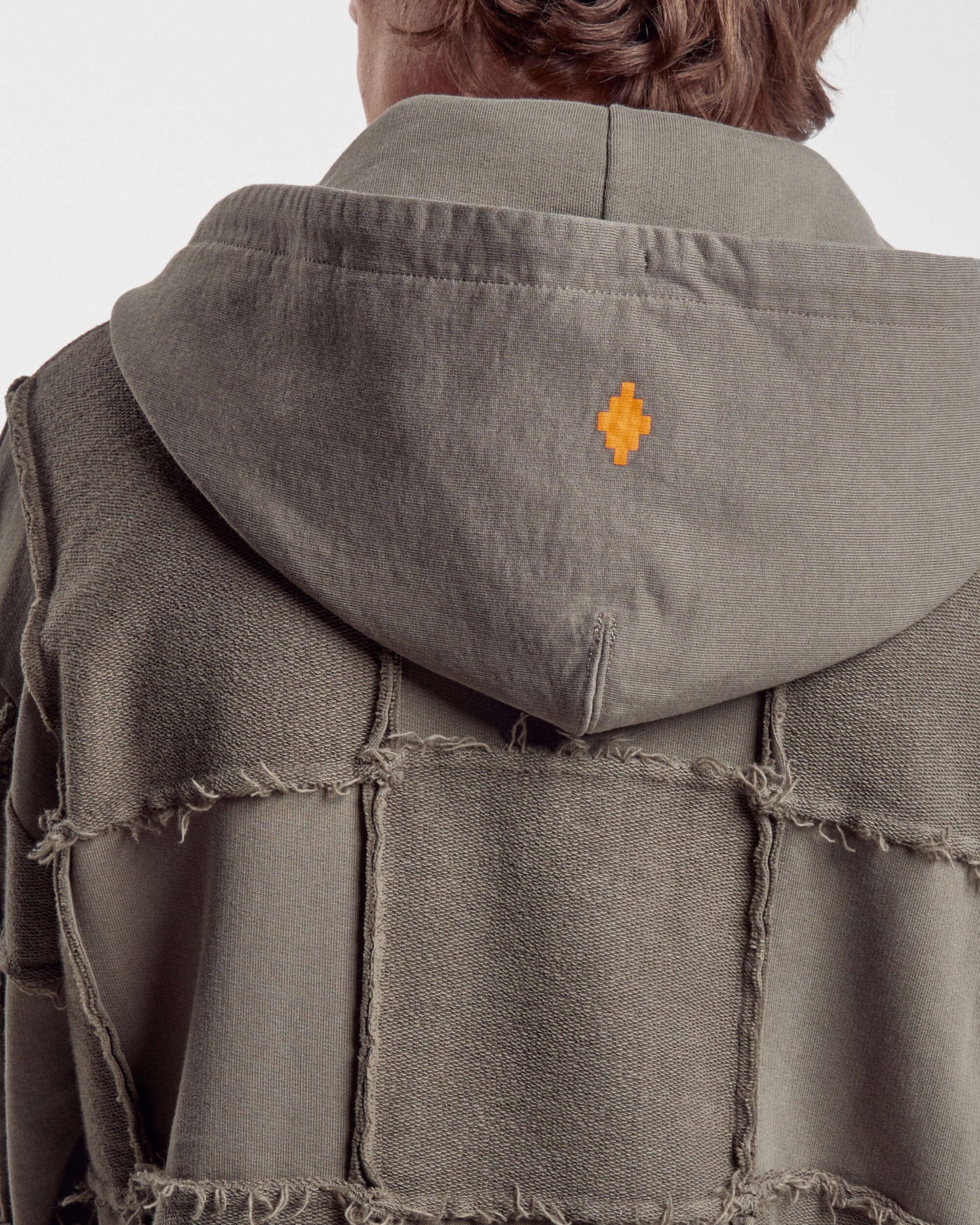 Sudadera con capucha Marcelo Burlon Logo Check Over Full Zip Men's Hoodie para hombre