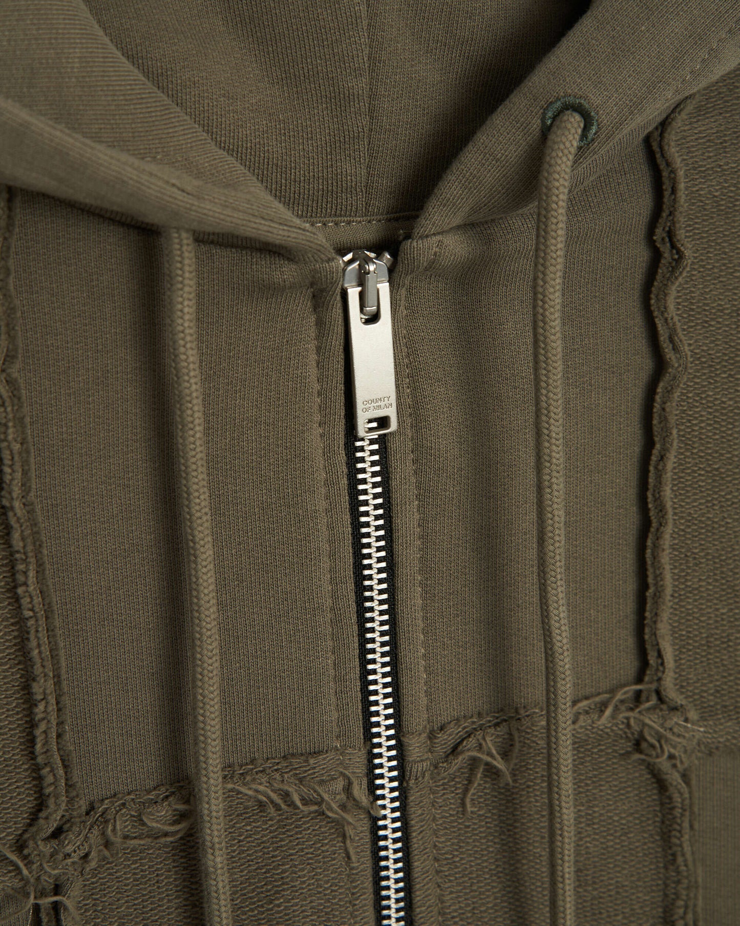 Sudadera con capucha Marcelo Burlon Logo Check Over Full Zip Men's Hoodie para hombre