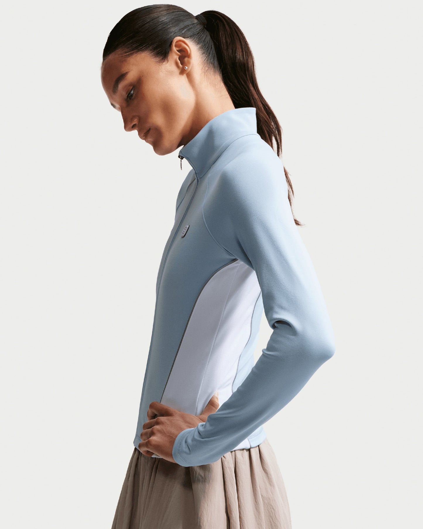 Sudadera con cremallera Slim Nike Sportswear Shox para mujer