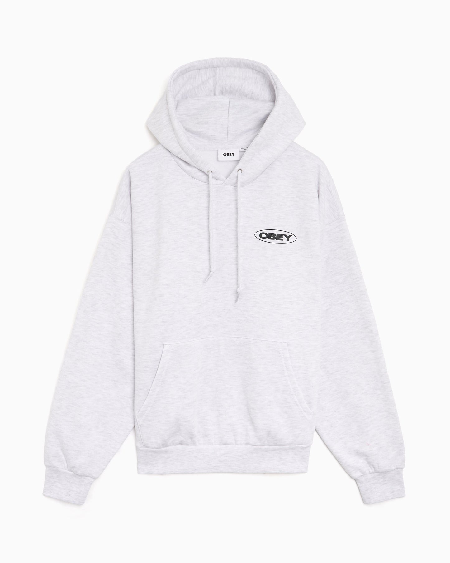 Sudadera con capucha con gráfico Relaxed OBEY Clothing Oval Cities para hombre