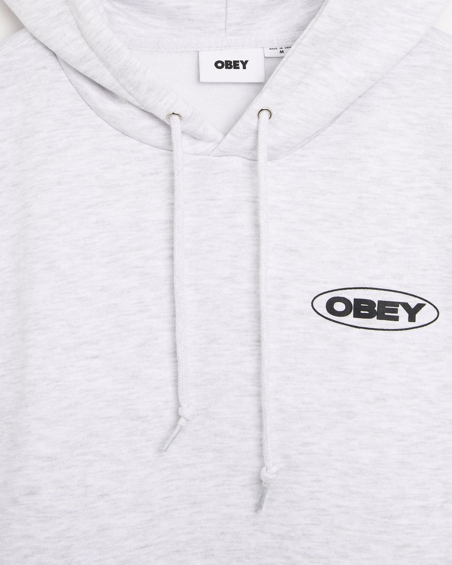 Sudadera con capucha con gráfico Relaxed OBEY Clothing Oval Cities para hombre