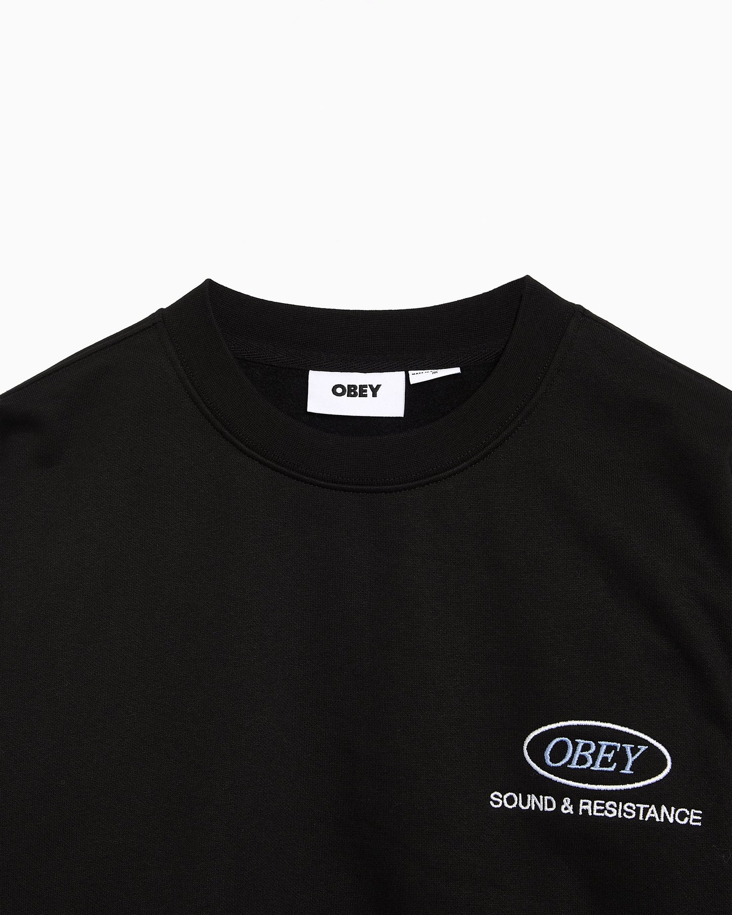 Sudadera con logo OBEY Clothing Sound Crew para hombre