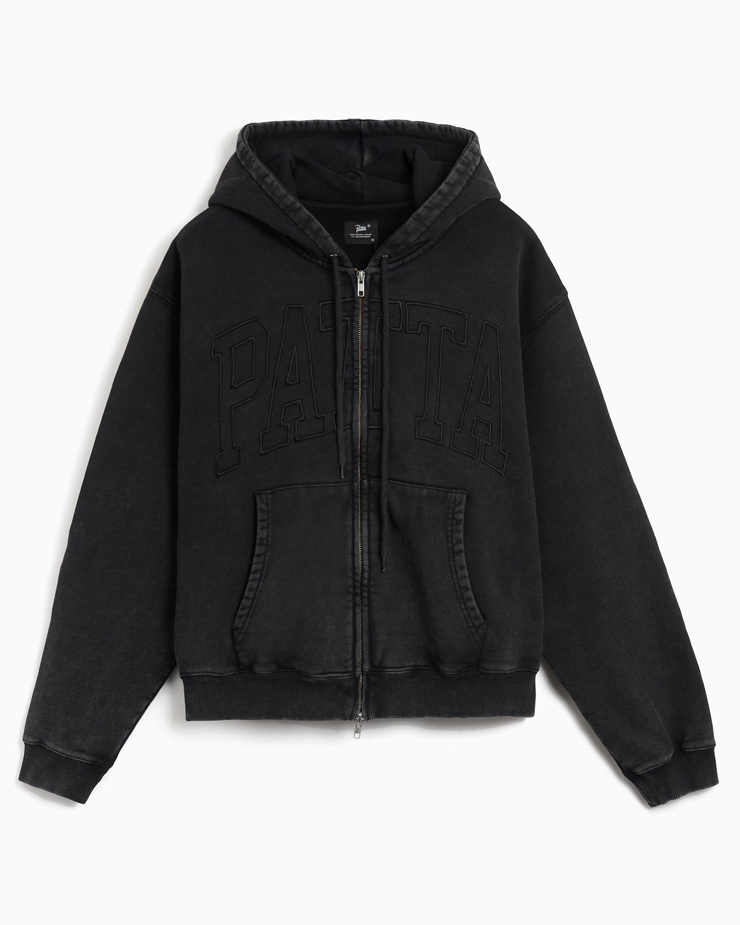 Sudadera con cremallera Patta Loopback Logo Zip para hombre