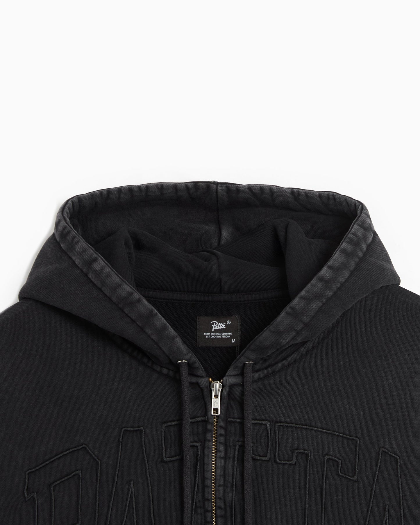 Sudadera con cremallera Patta Loopback Logo Zip para hombre