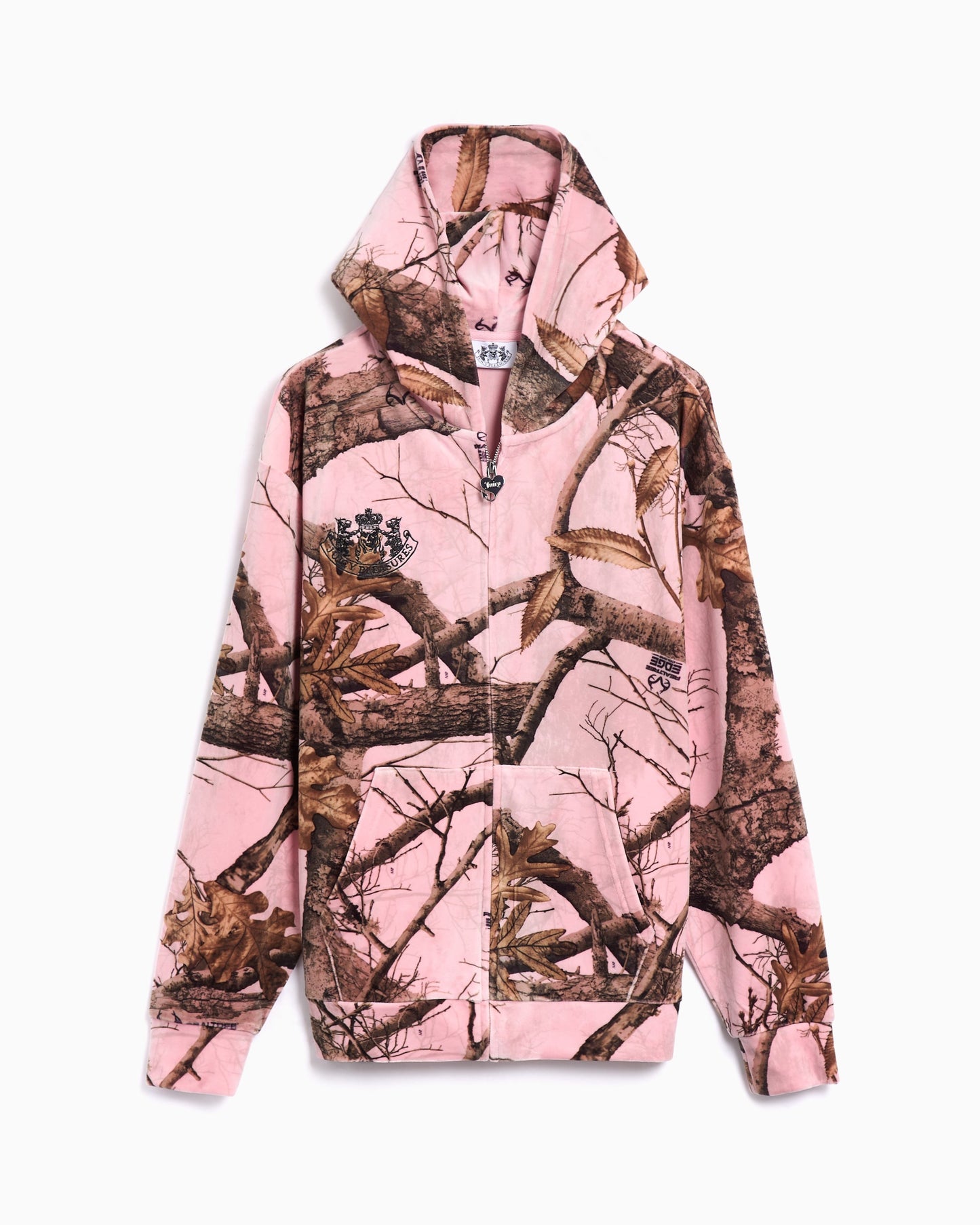 Sudadera con cremallera Pleasures x Juicy Couture Realtree Velour para hombre