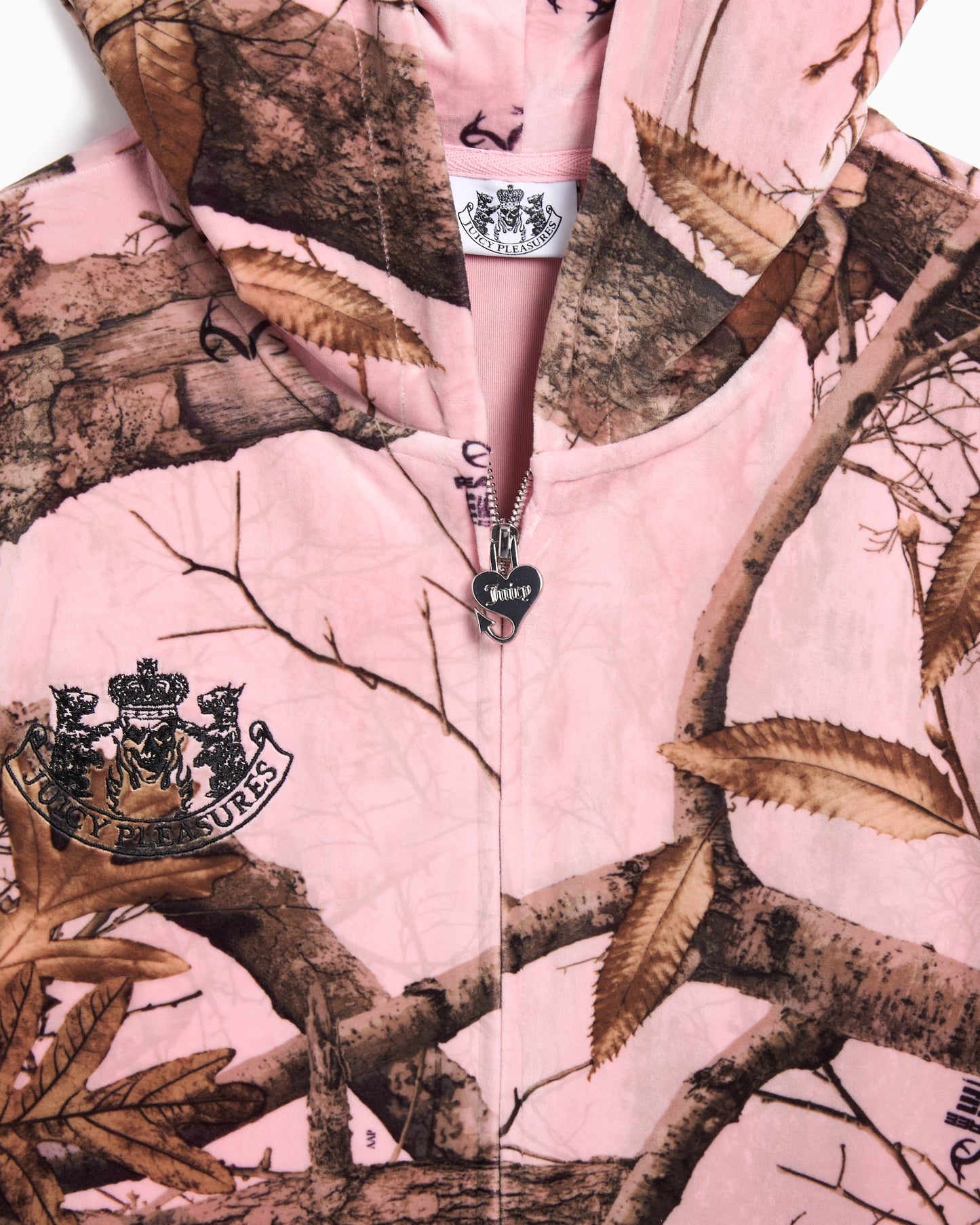 Sudadera con cremallera Pleasures x Juicy Couture Realtree Velour para hombre