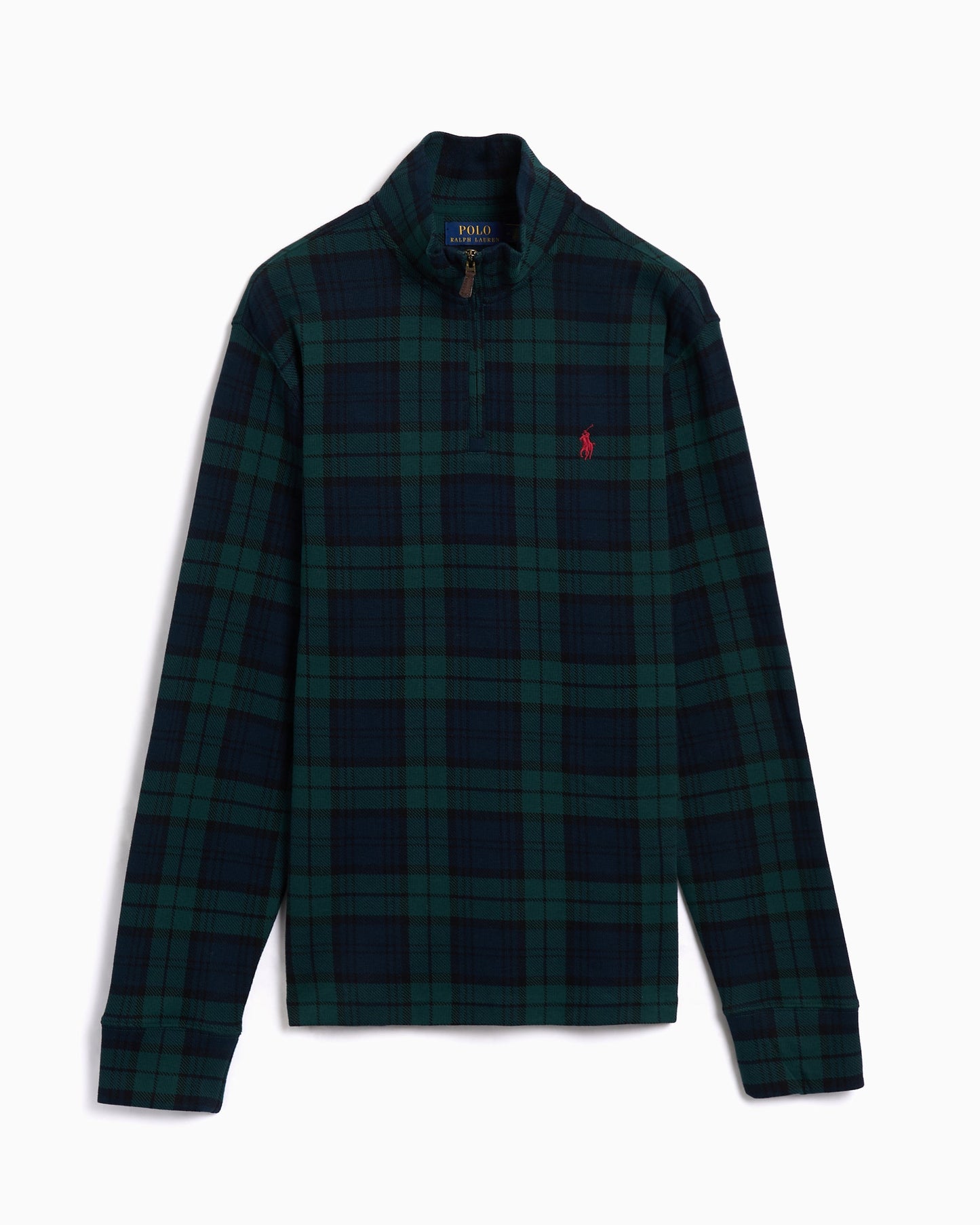 Sudadera Half Zip de cuadros Polo Ralph Lauren Jacquard para hombre