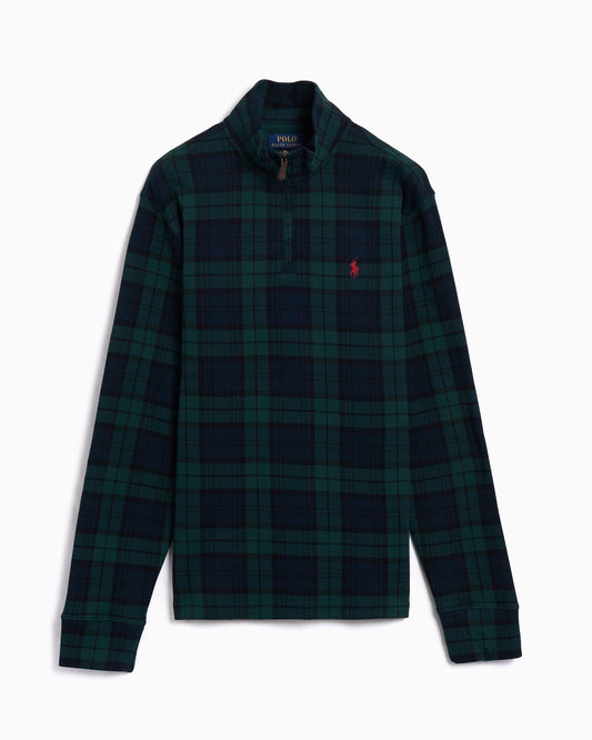 Sudadera Half Zip de cuadros Polo Ralph Lauren Jacquard para hombre