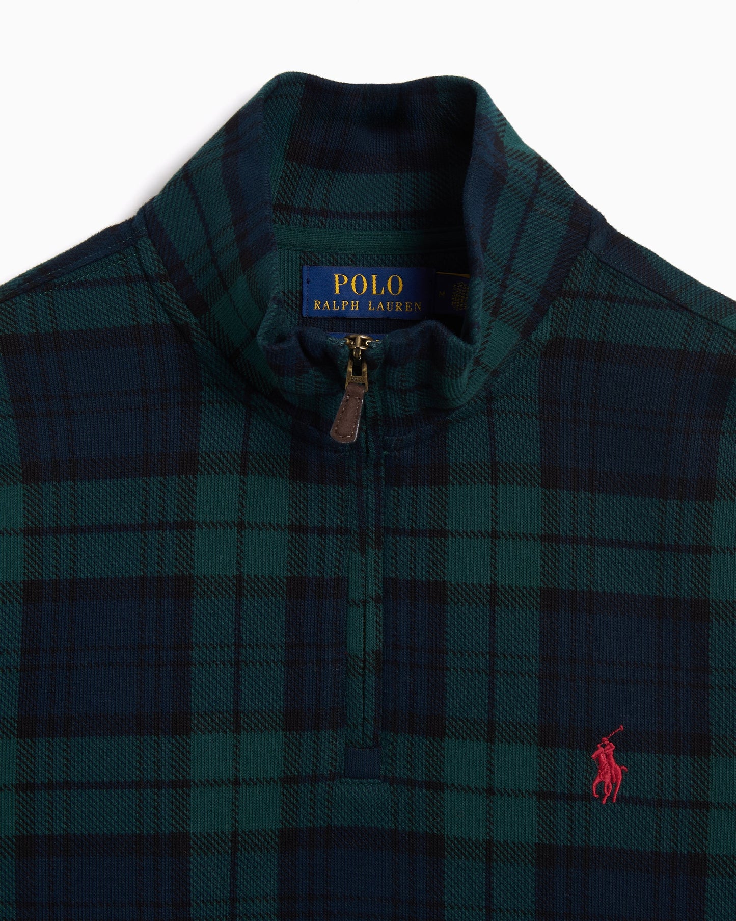 Sudadera Half Zip de cuadros Polo Ralph Lauren Jacquard para hombre