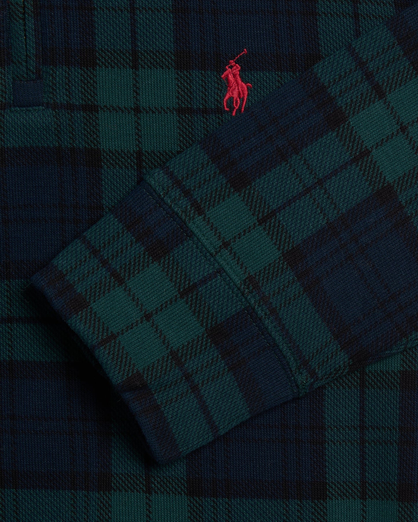 Sudadera Half Zip de cuadros Polo Ralph Lauren Jacquard para hombre