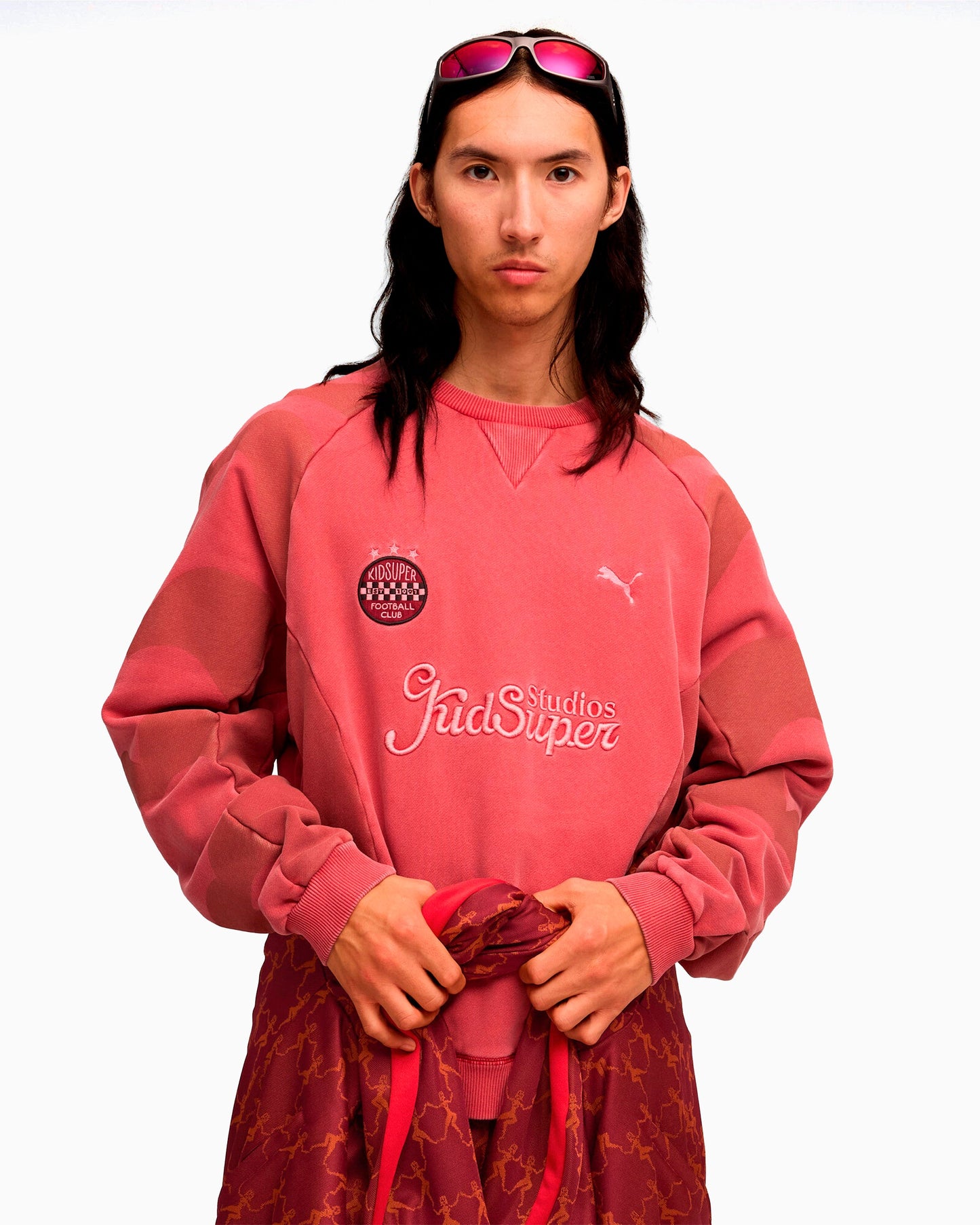 Sudadera con logo Relaxed Puma x KidSuper Crew para hombre