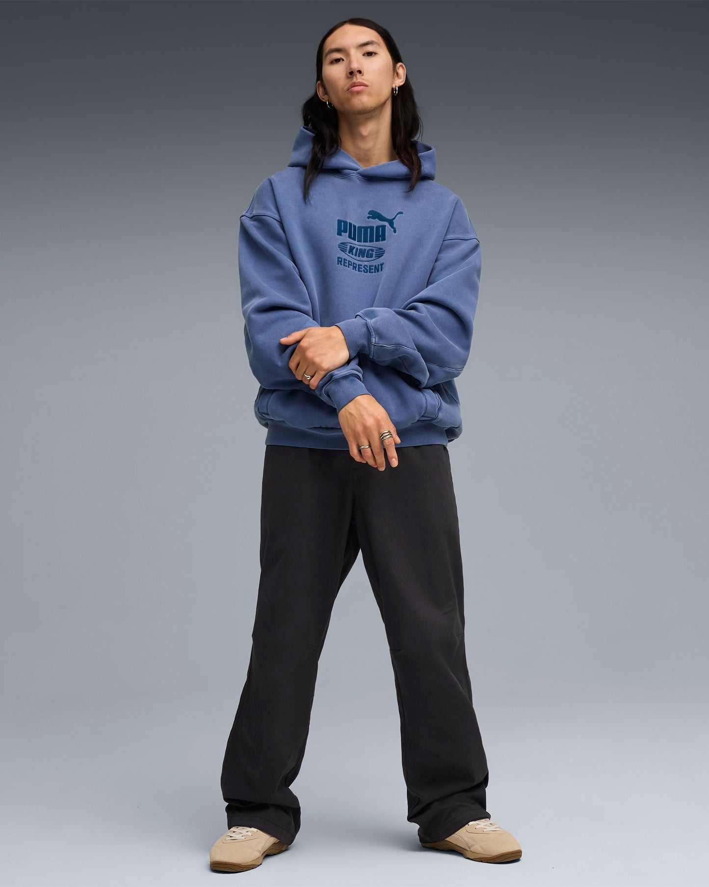 Sudadera con capucha con logo Relaxed Puma x REPRESENT Unisex