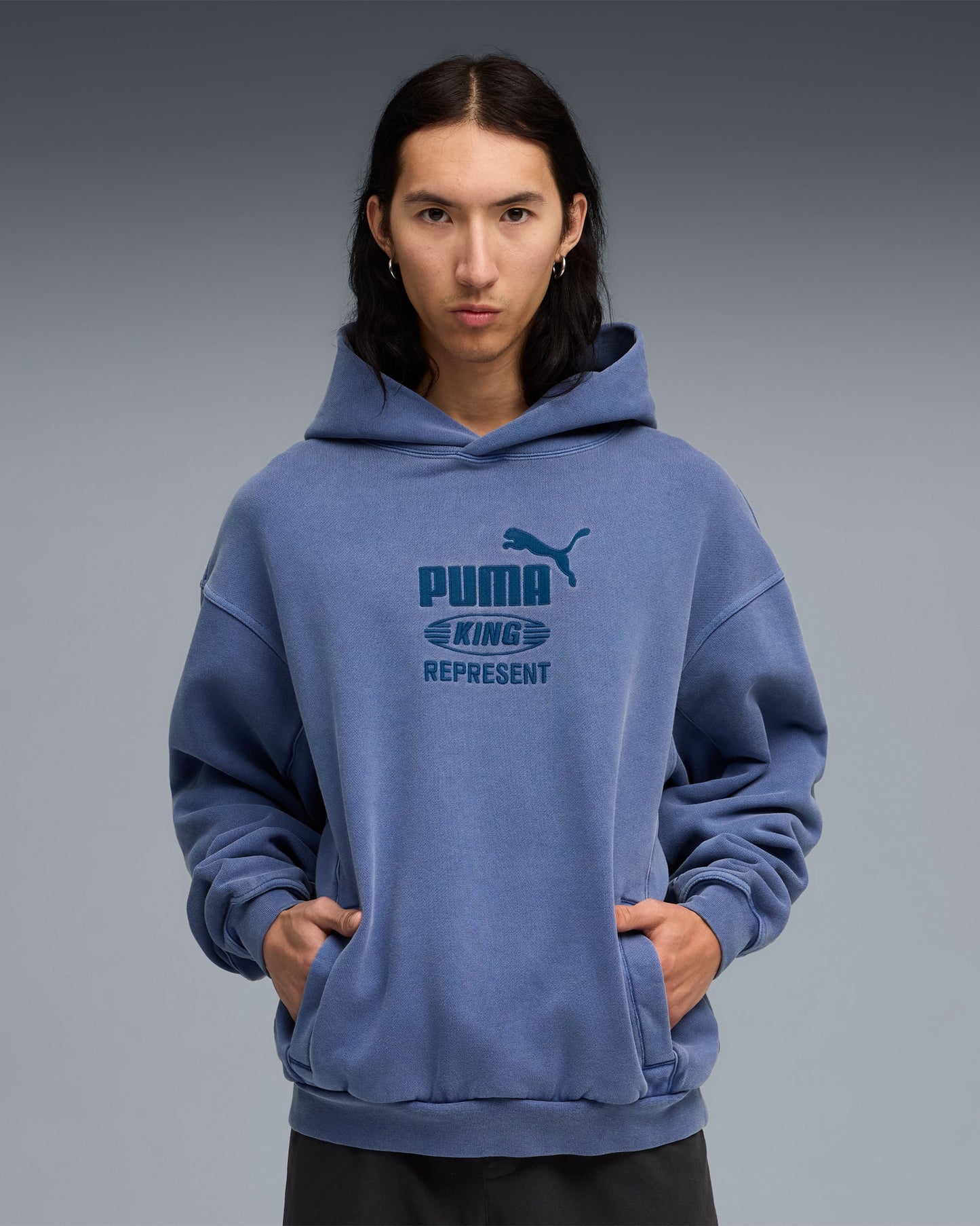 Sudadera con capucha con logo Relaxed Puma x REPRESENT Unisex