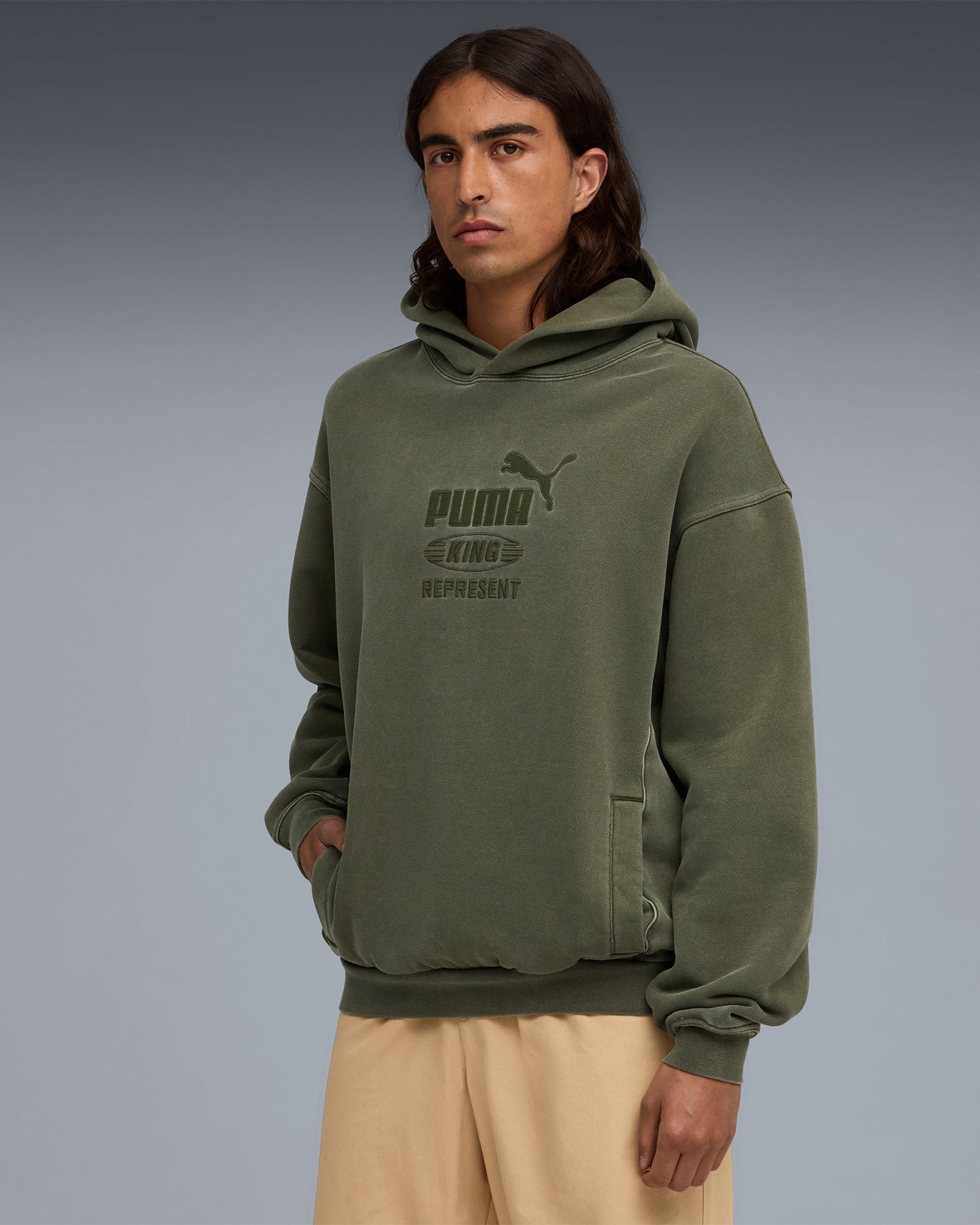 Sudadera con capucha con logo Relaxed Puma x REPRESENT Unisex